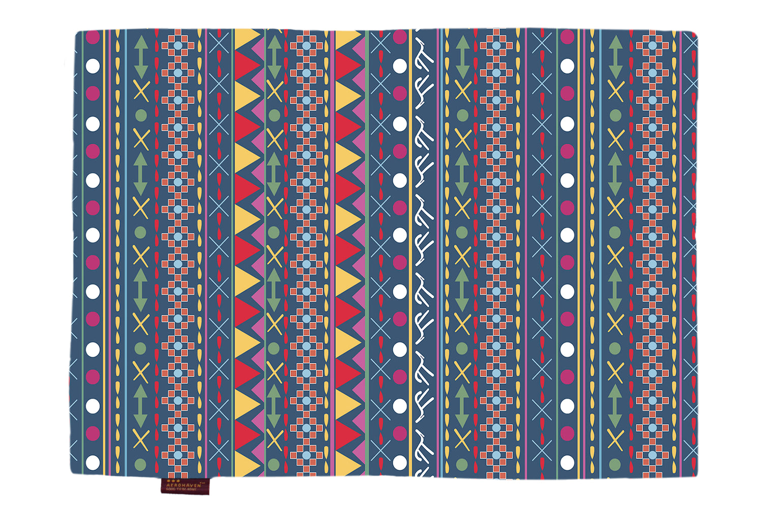 Blue Geometric HD Printed 4 Pcs Table Place Mat