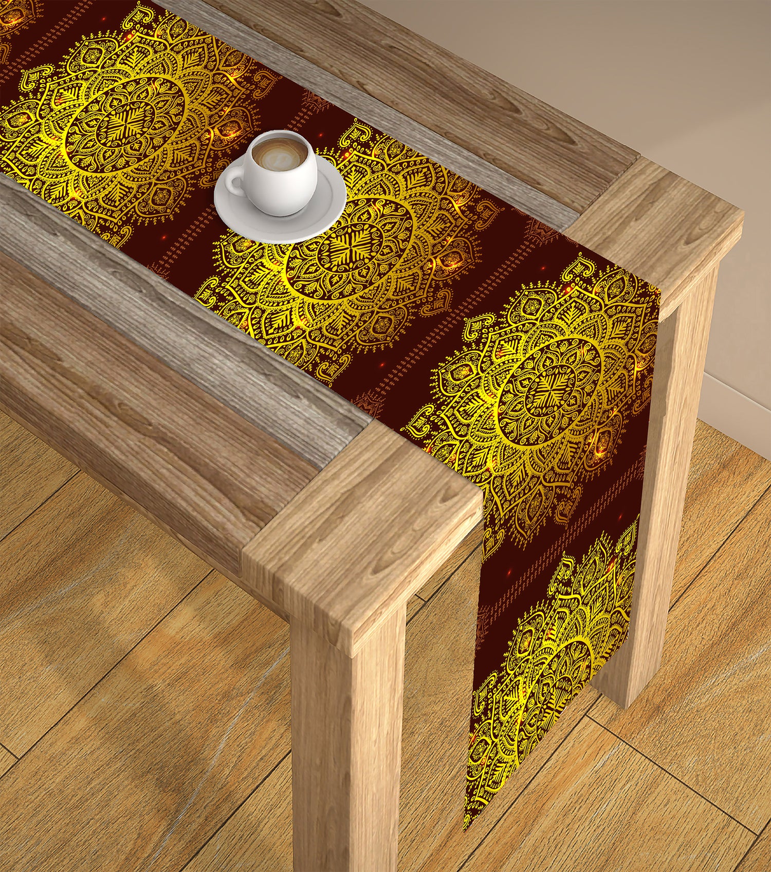 Premium HD Digital Printed Polyester Table Runner