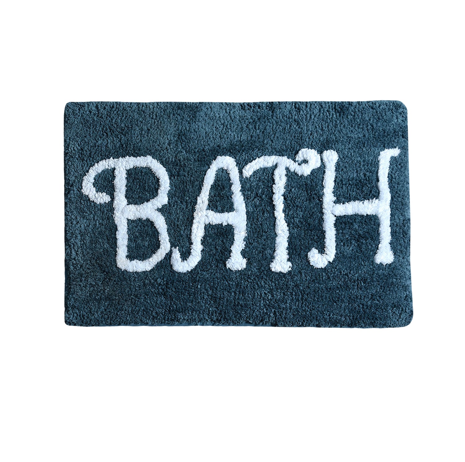 Premium Microfiber Modern Anti Slip Bathmat, Teal