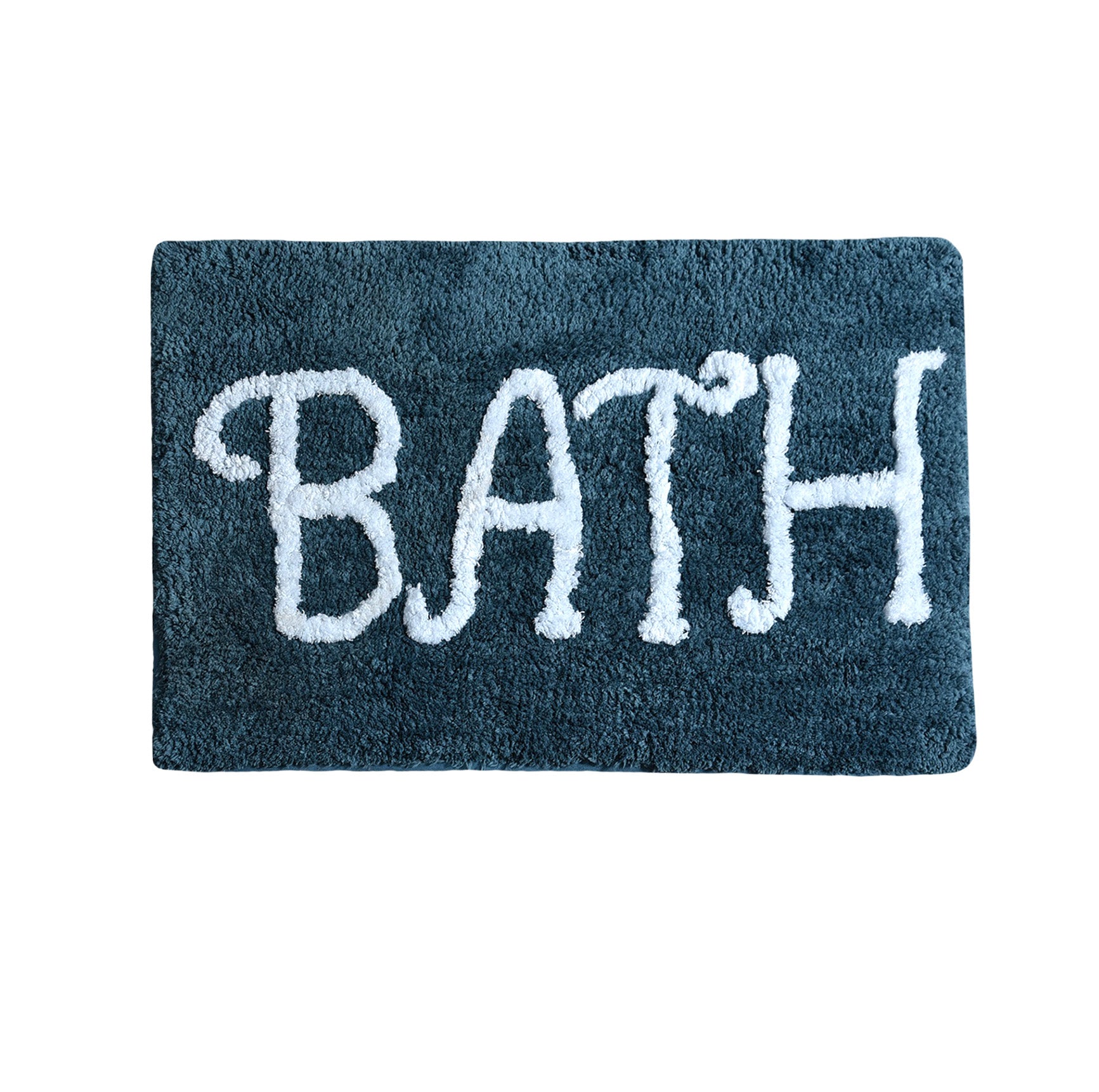 Premium Microfiber Modern Anti Slip Bathmat, Teal