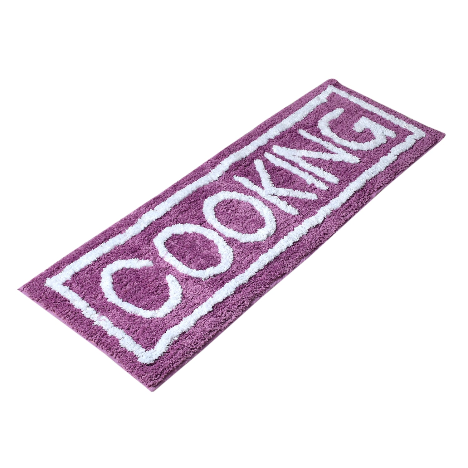 Soft Microfiber Kitchen Designer Anti Slip Runner, Wine