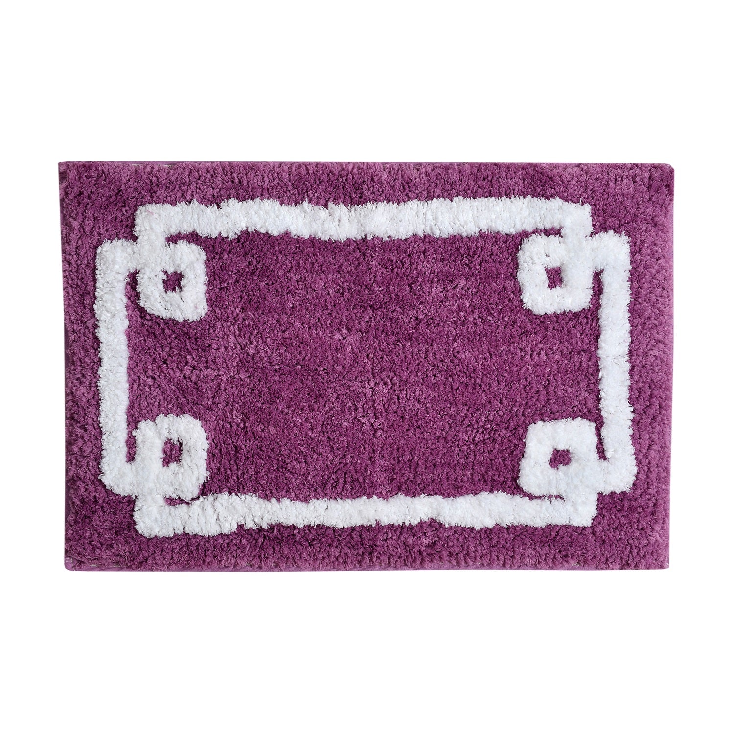 Glorious Super Soft Microfiber Anti Slip Bathmat, Wine