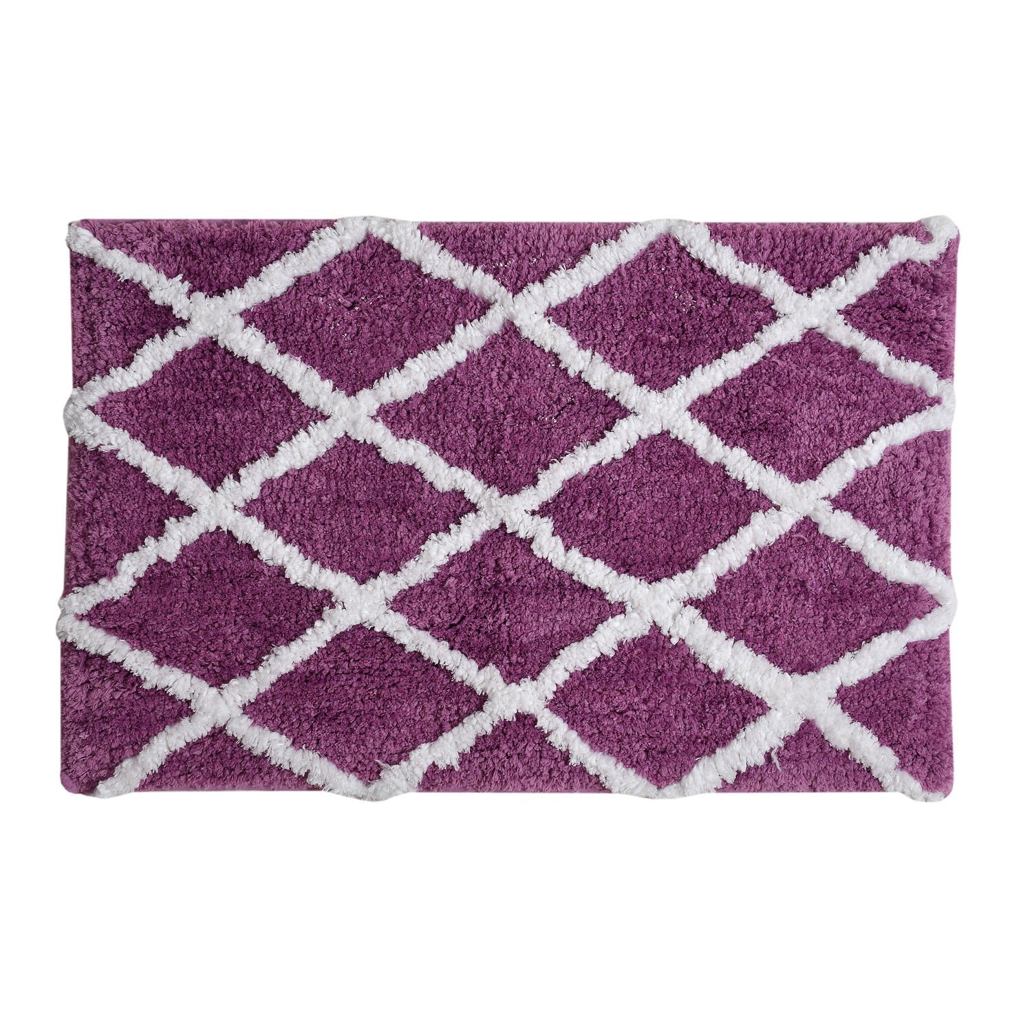 Glorious Super Soft Microfiber Anti Slip Bathmat, Wine