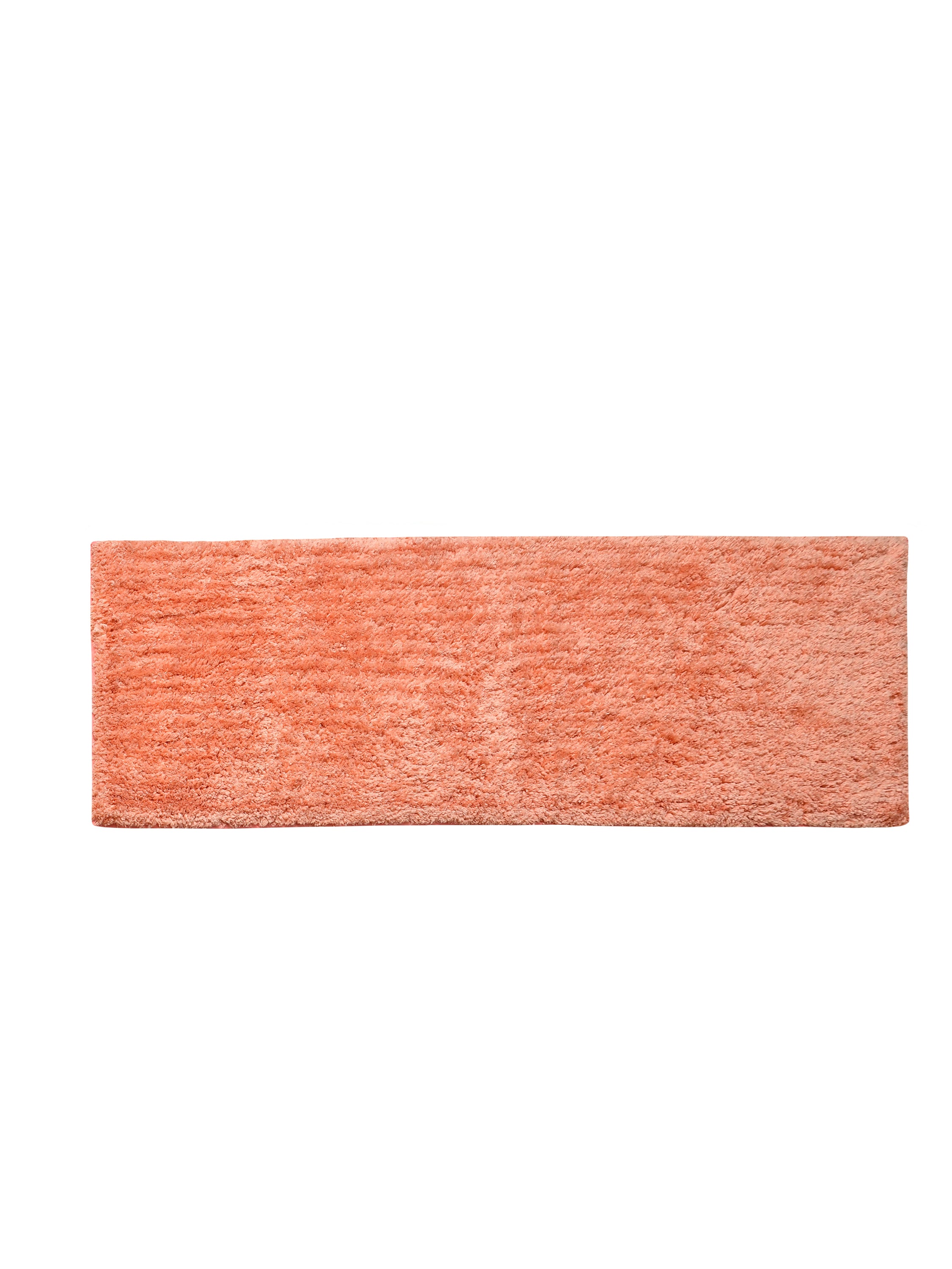 Soft Microfiber Moroccan Designer Anti Slip Runner, Peach