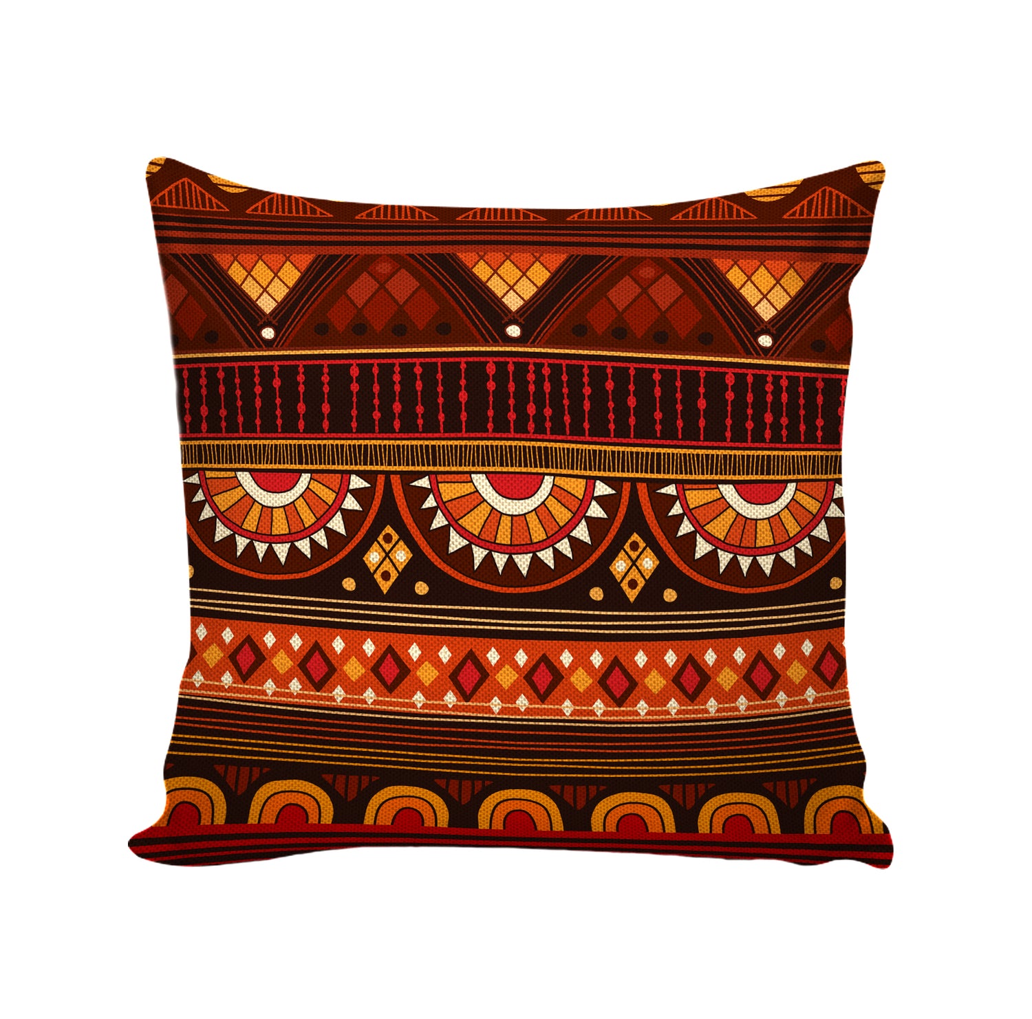 Set of 5 Jute Throw Pillow/Cushion Covers