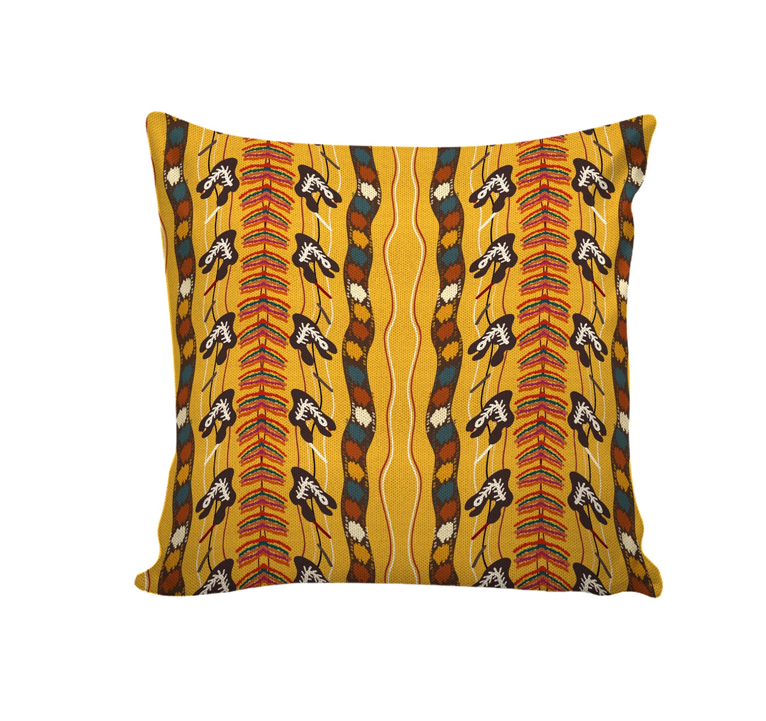 Set of 5 Jute Throw Pillow/Cushion Covers