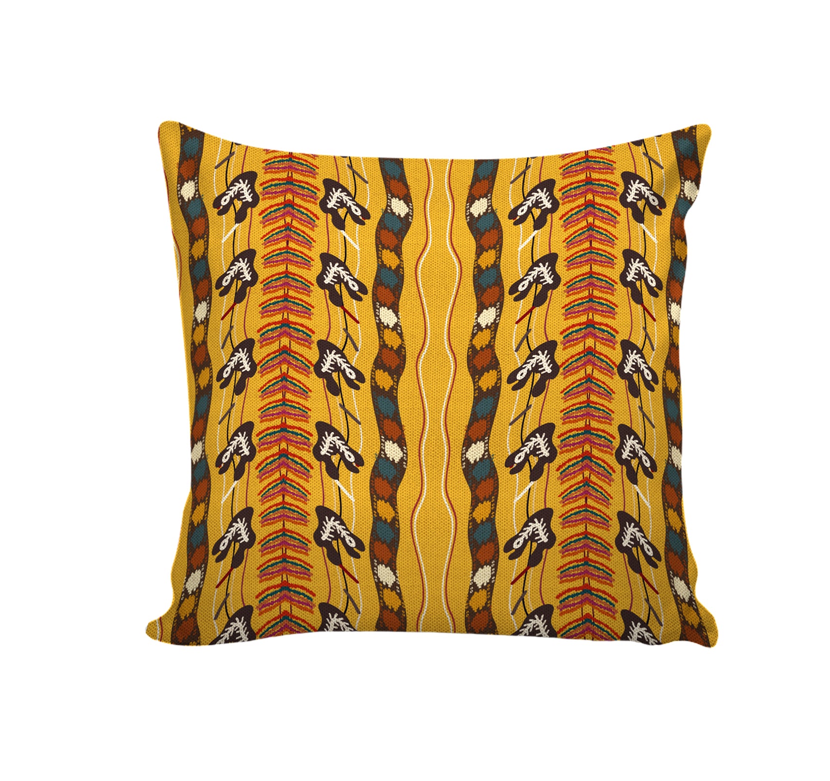 Set of 5 Jute Throw Pillow/Cushion Covers