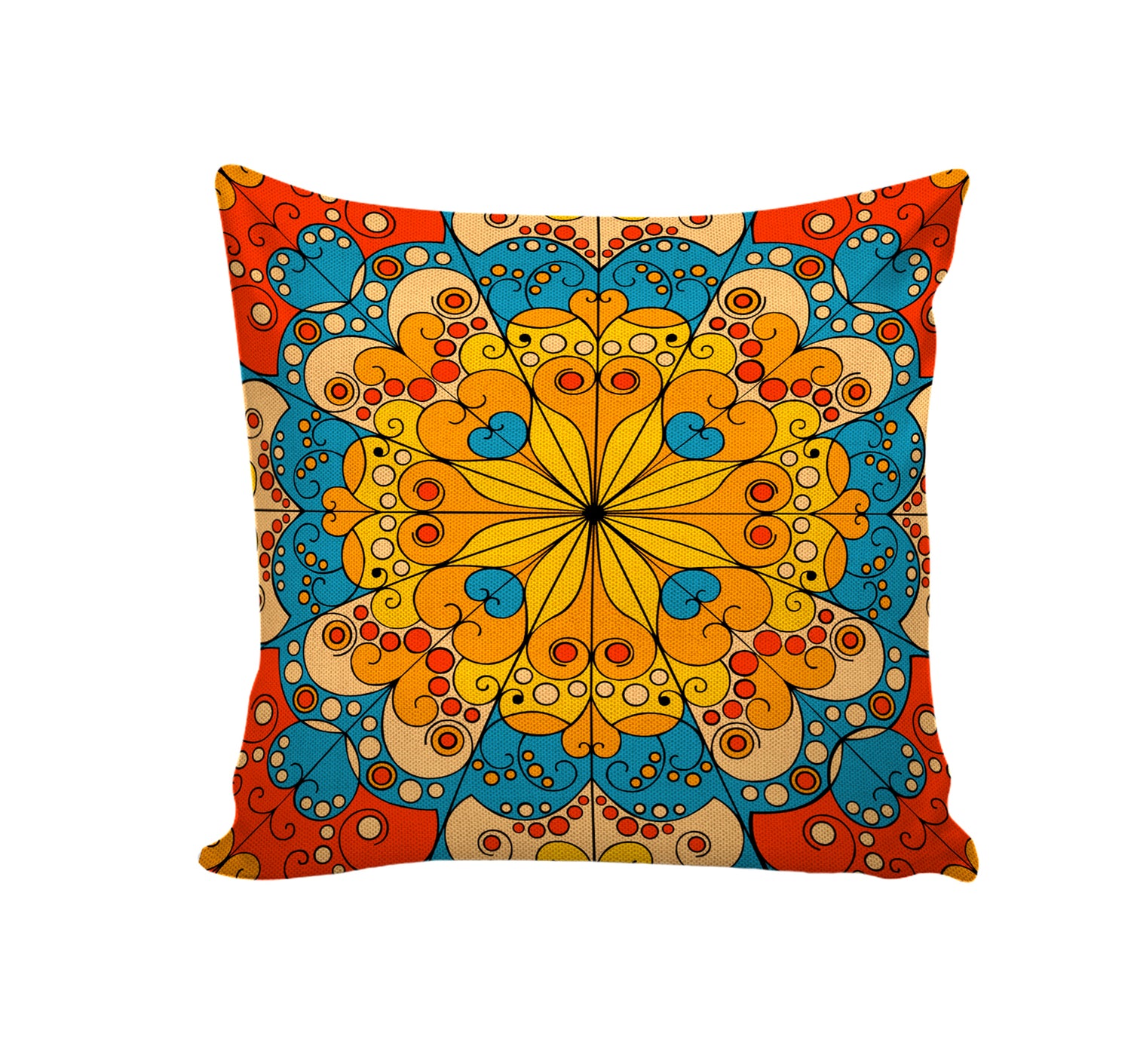 Set of 5 Jute Throw Pillow/Cushion Covers