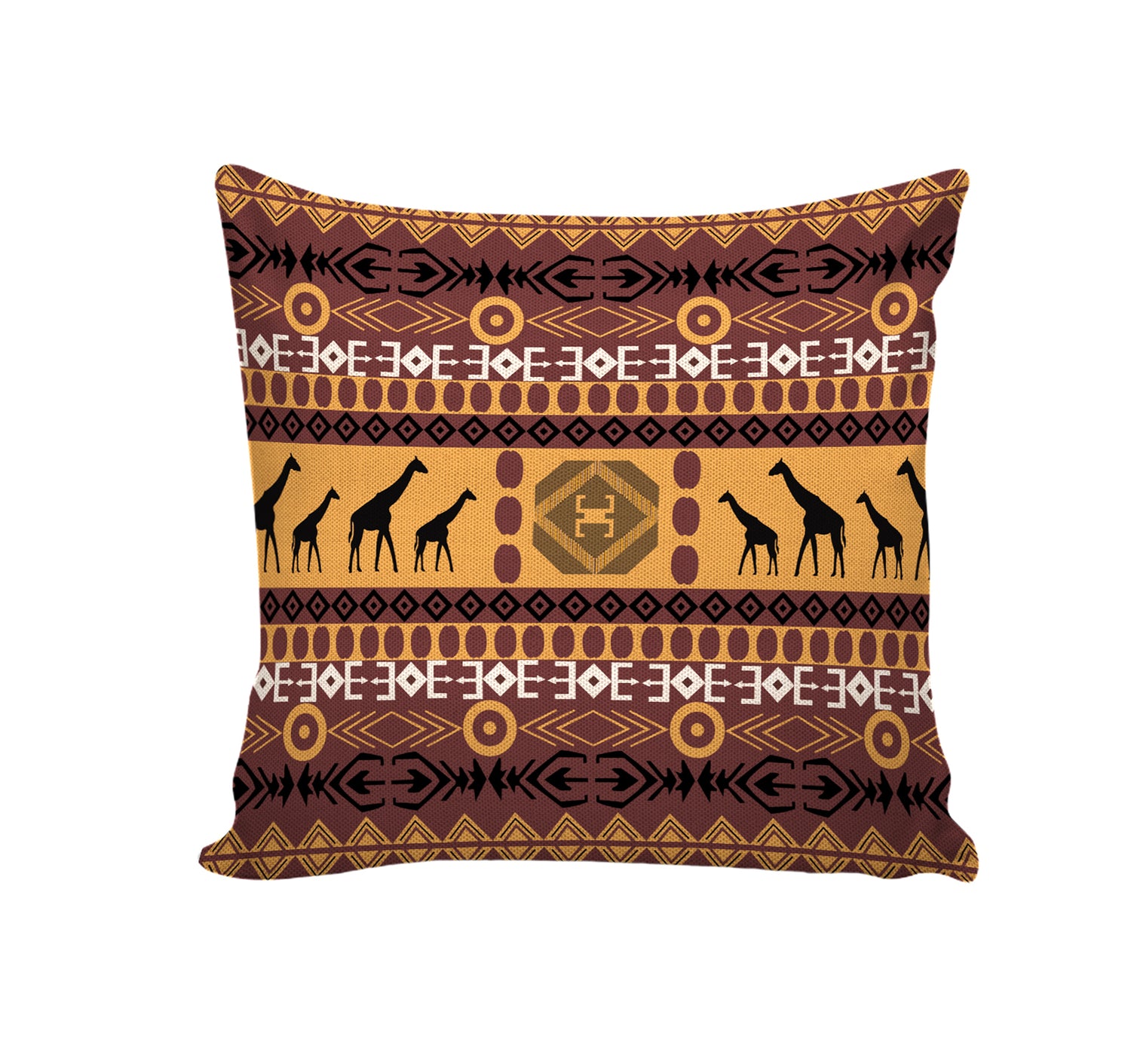 Set of 5 Jute Throw Pillow/Cushion Covers