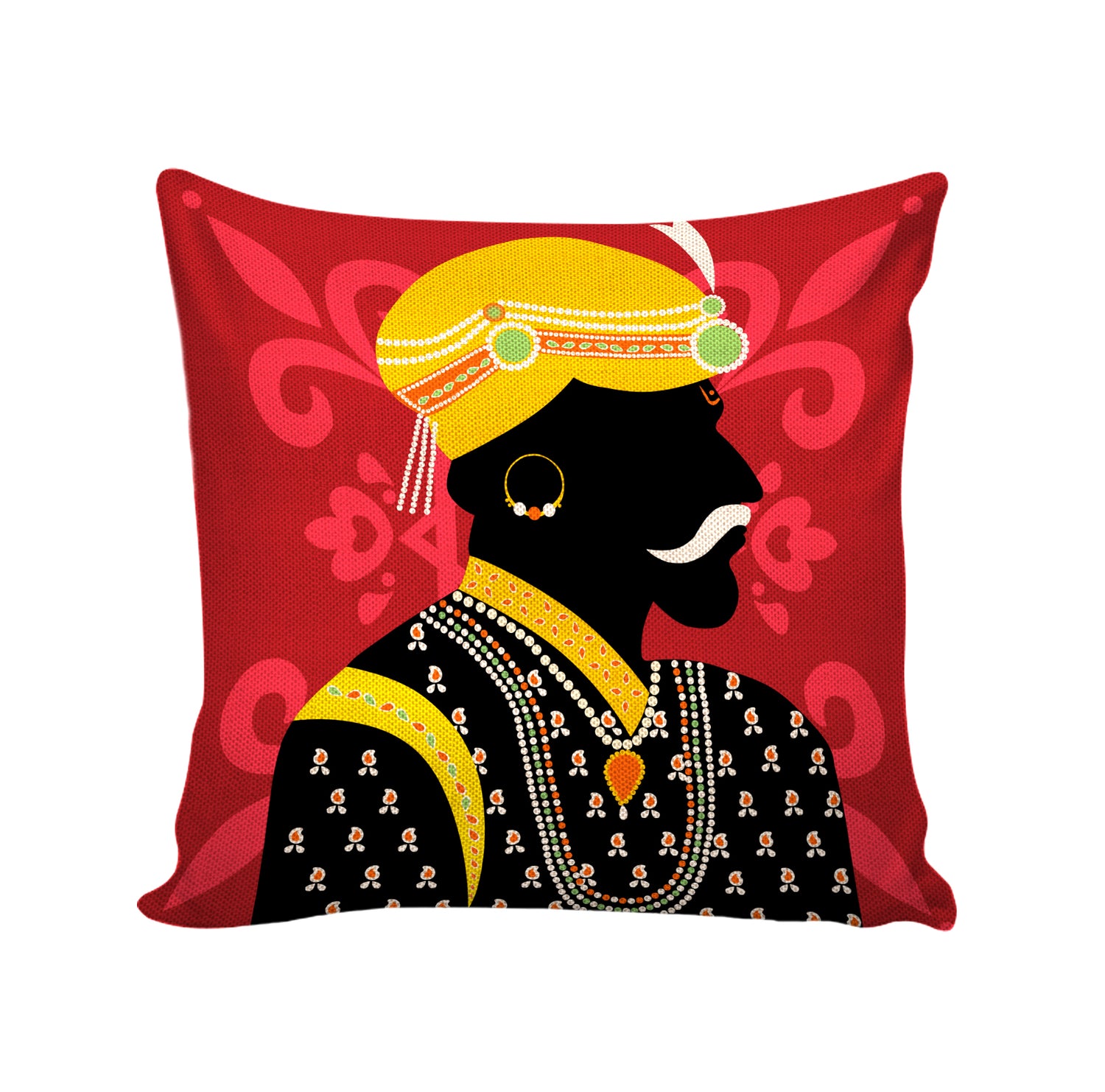 Set of 5 Jute Throw Pillow/Cushion Covers