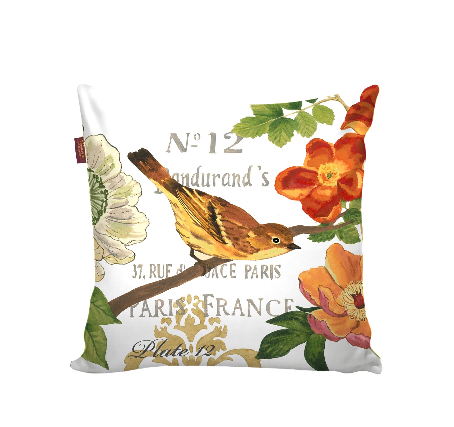 Set of 5 Digital Printed Hand Stitched Throw Pillow/ Cushion Covers
