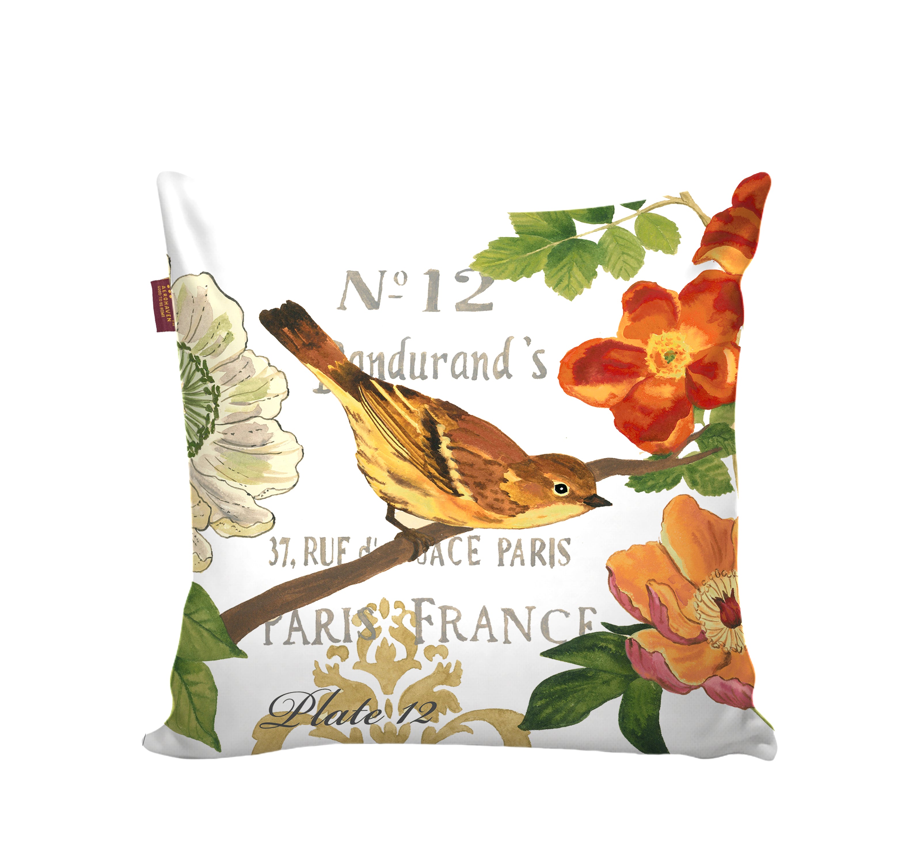 Set of 5 Digital Printed Hand Stitched Throw Pillow/ Cushion Covers