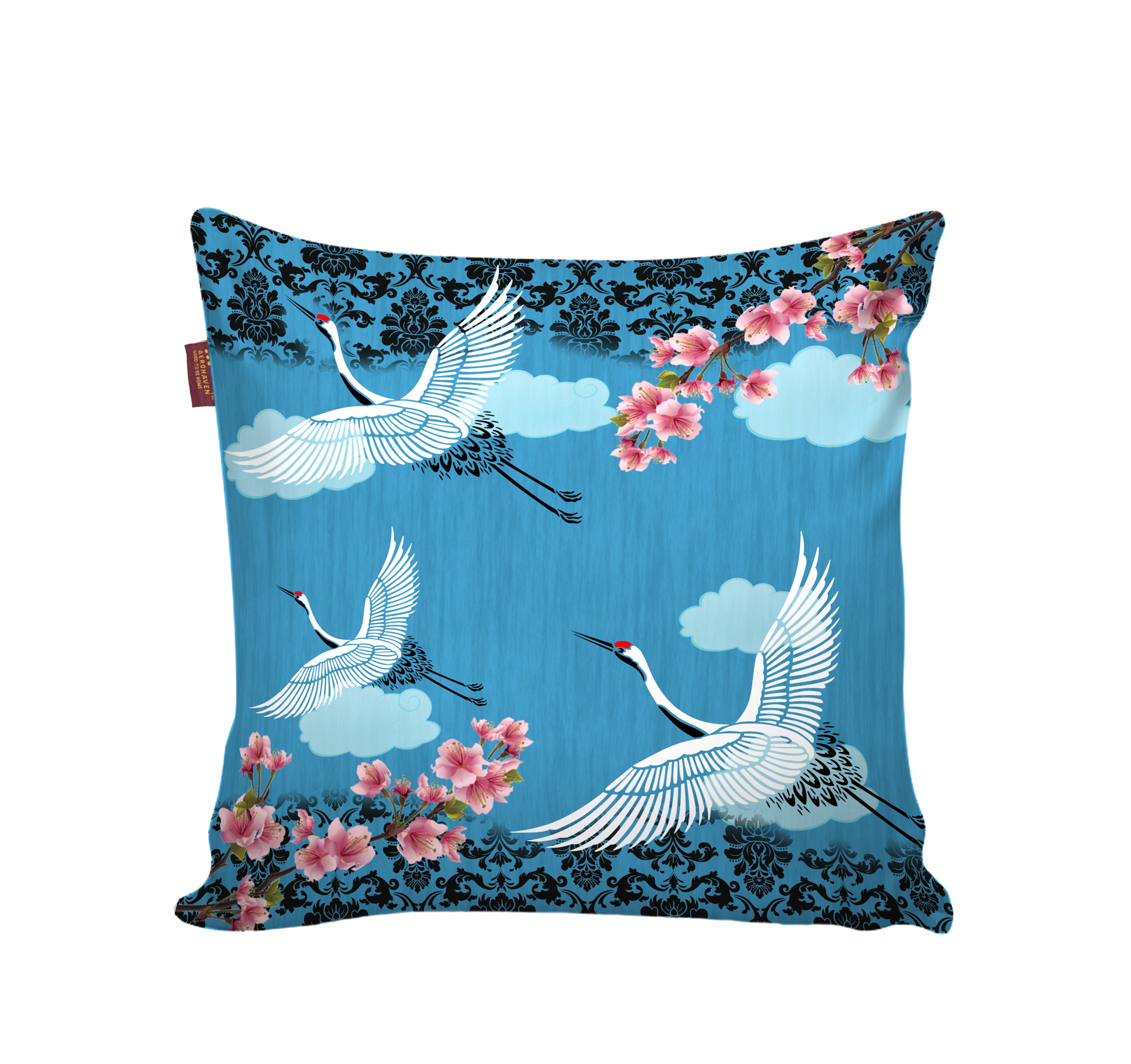 Set of 5 Digital Printed Hand Stitched Throw Pillow/ Cushion Covers