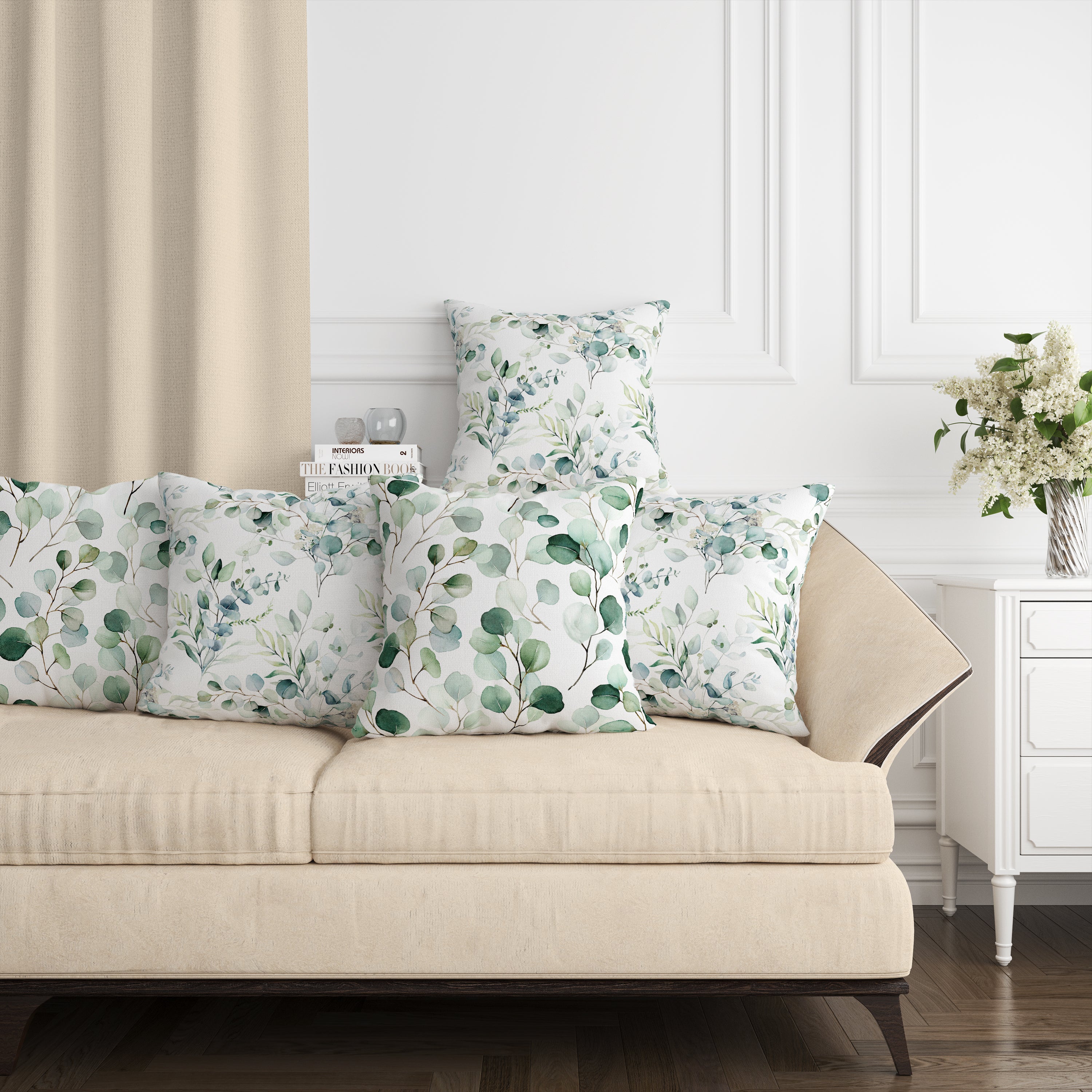 Set of 5 Designer Decorative Throw Pillow/Cushion Covers