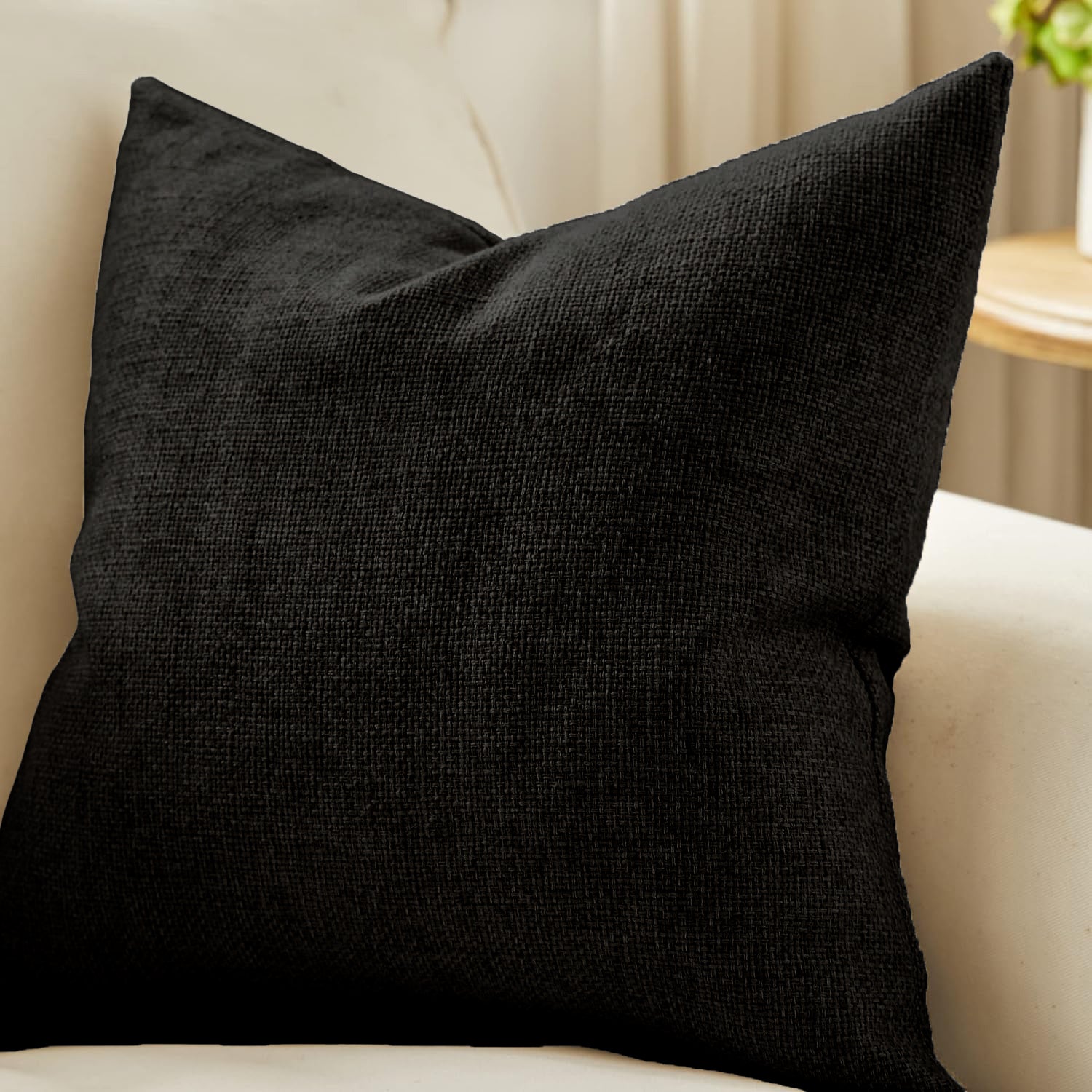 Premium Jute  Set of 2 Decorative Throw Pillow/Cushion Covers