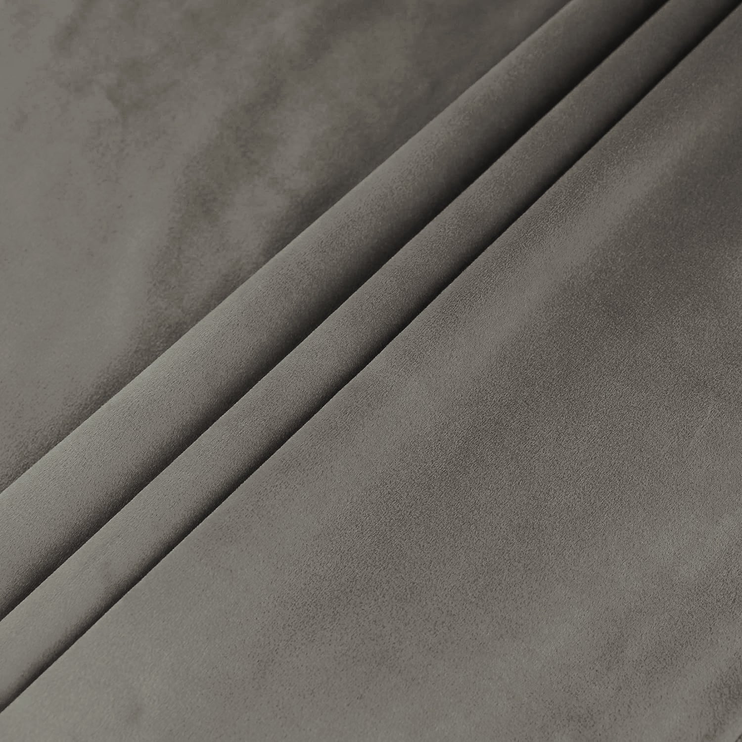 Set of 2 Room Darkening Solid Velvet Grommet Curtains