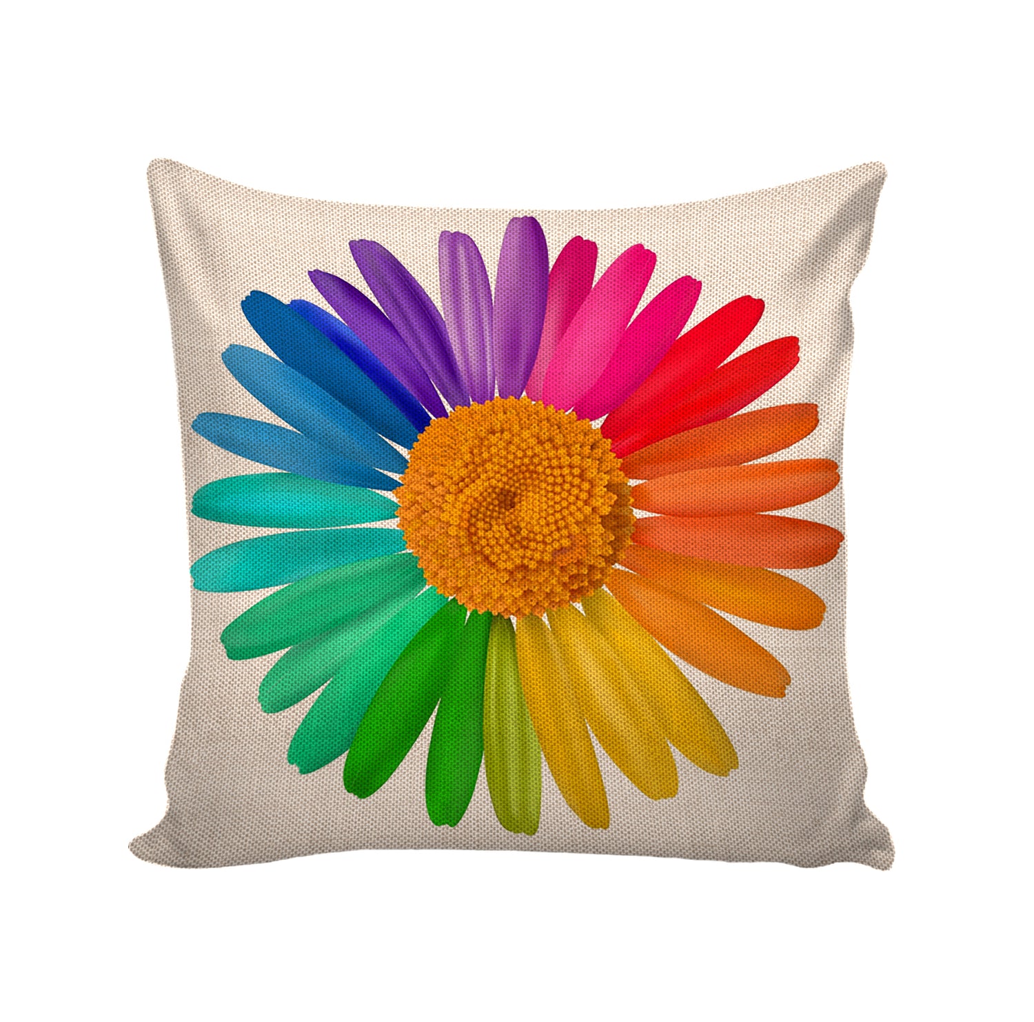 Set of 5 Jute Throw Pillow/Cushion Covers