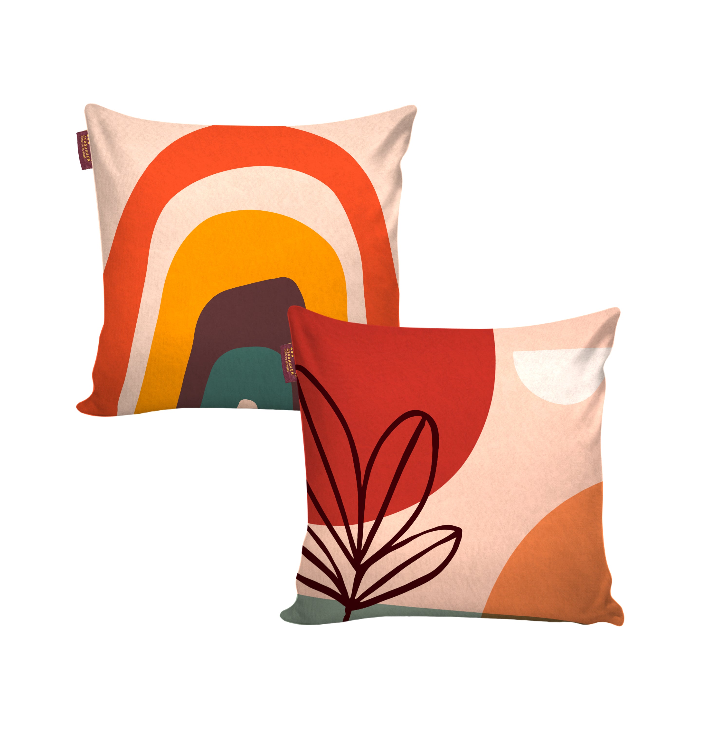 Premium Velvet Set of 2 Decorative Throw Pillow/Cushion Covers