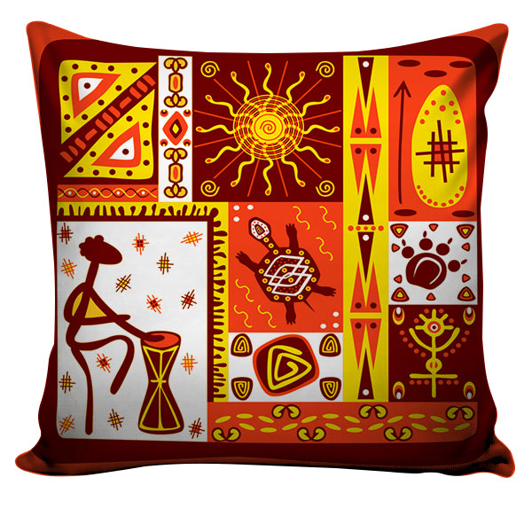 Set of 5 Jute Throw Pillow/Cushion Covers – Multi