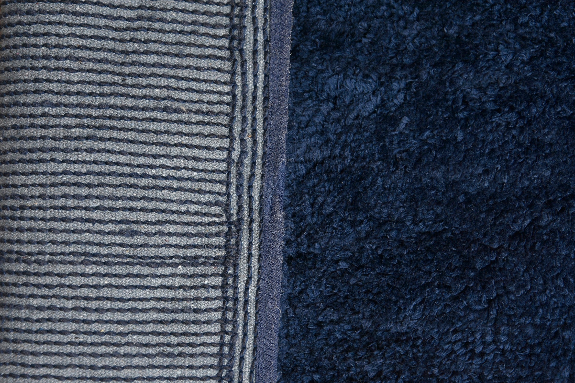 Soft Microfiber Anti Slip Bathmat, Navy