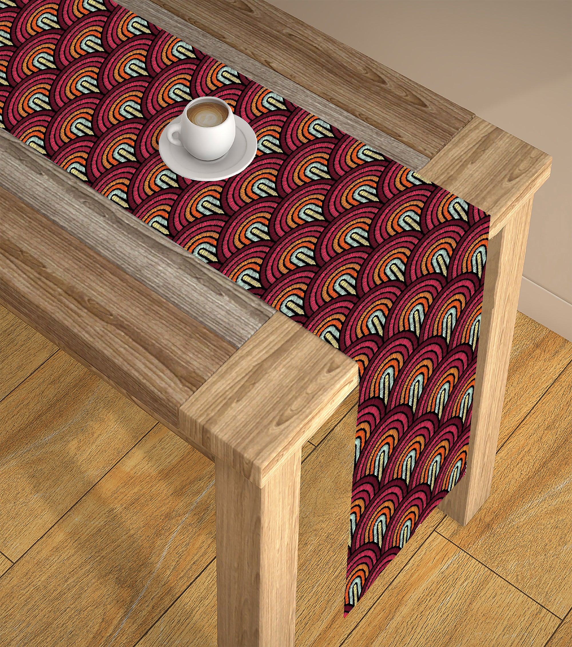 Premium HD Digital Printed Polyester Table Runner