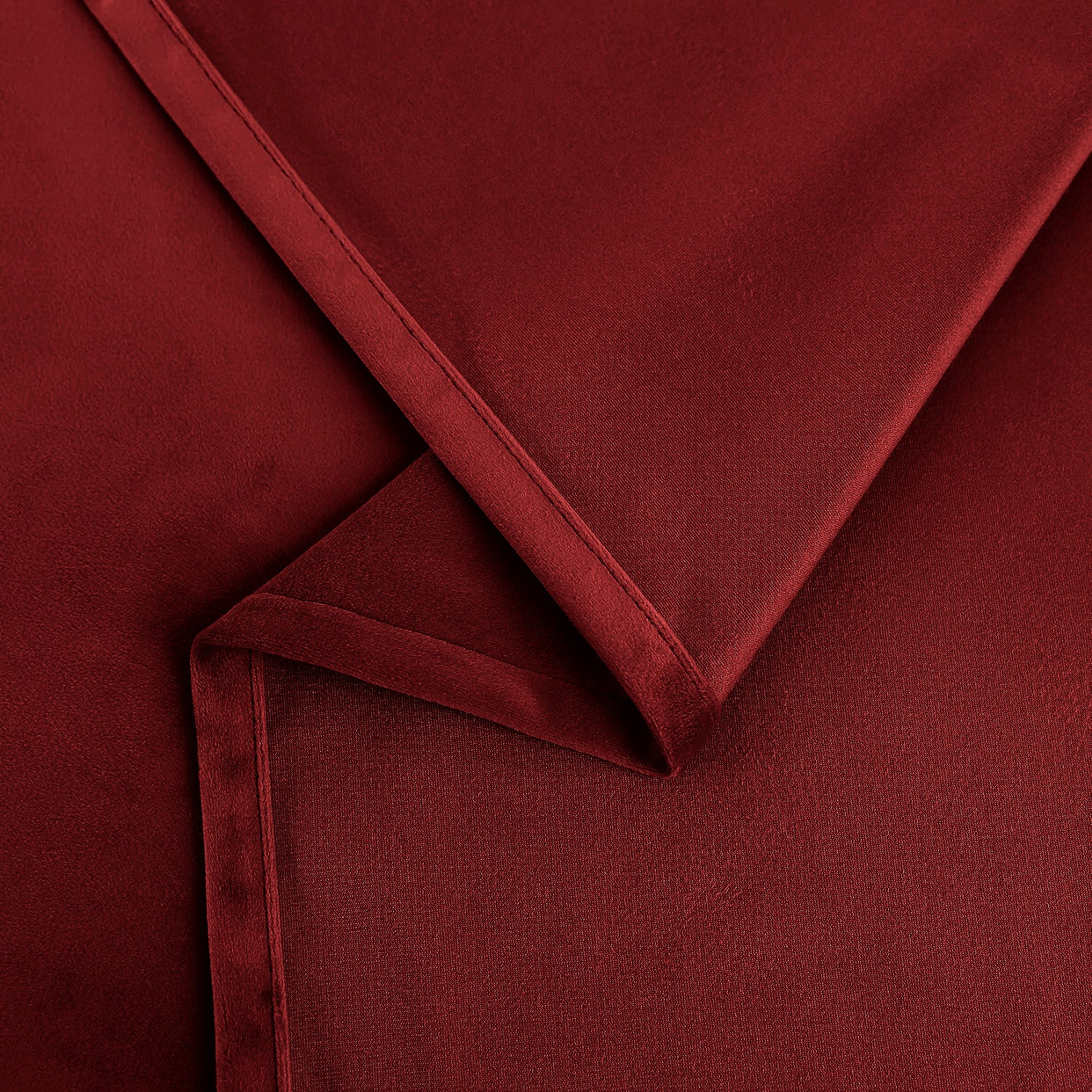Set of 2 Room Darkening Solid Velvet Grommet Curtains