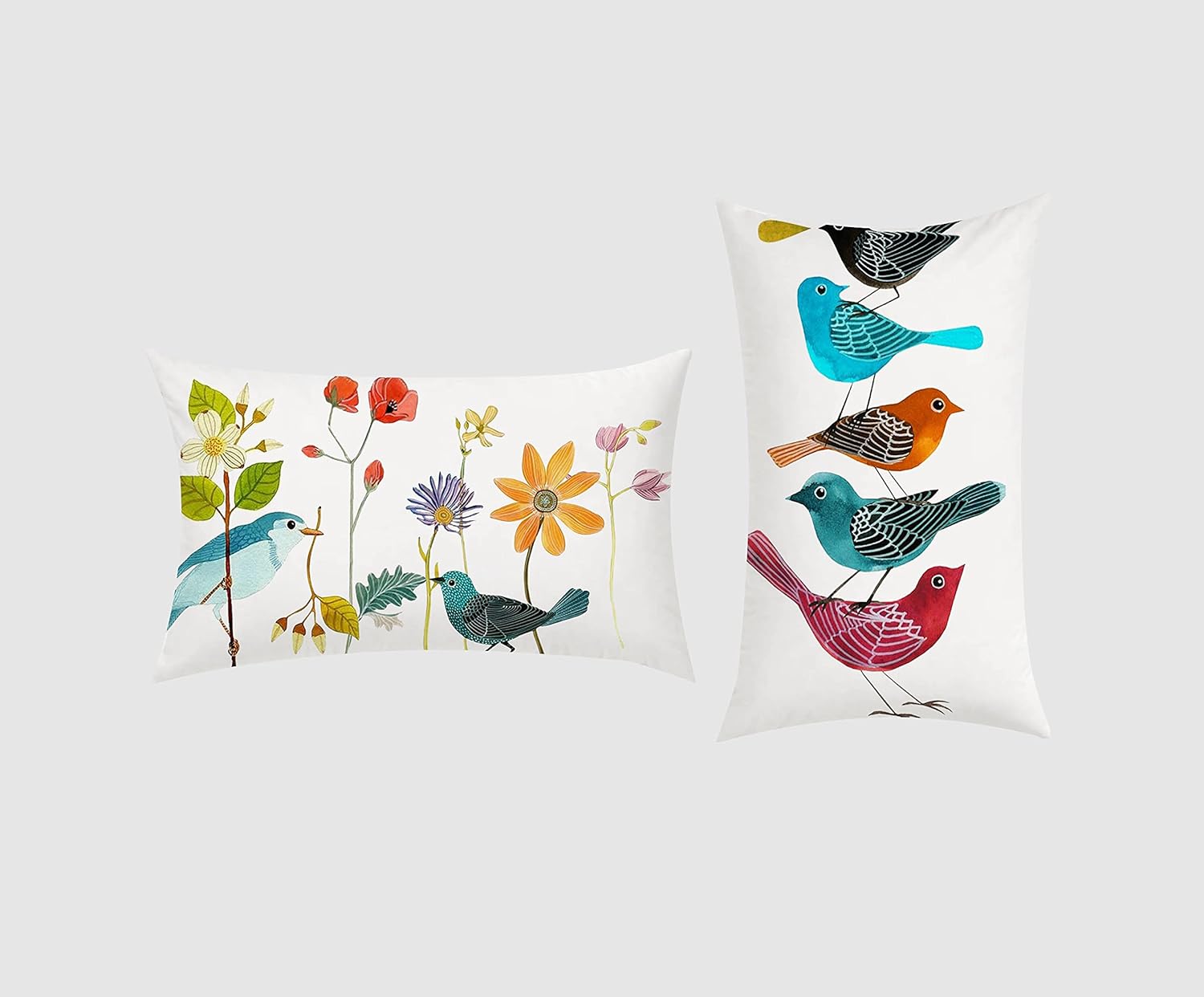 Set of 2 Designer Decorative Throw Pillow/Cushion Covers