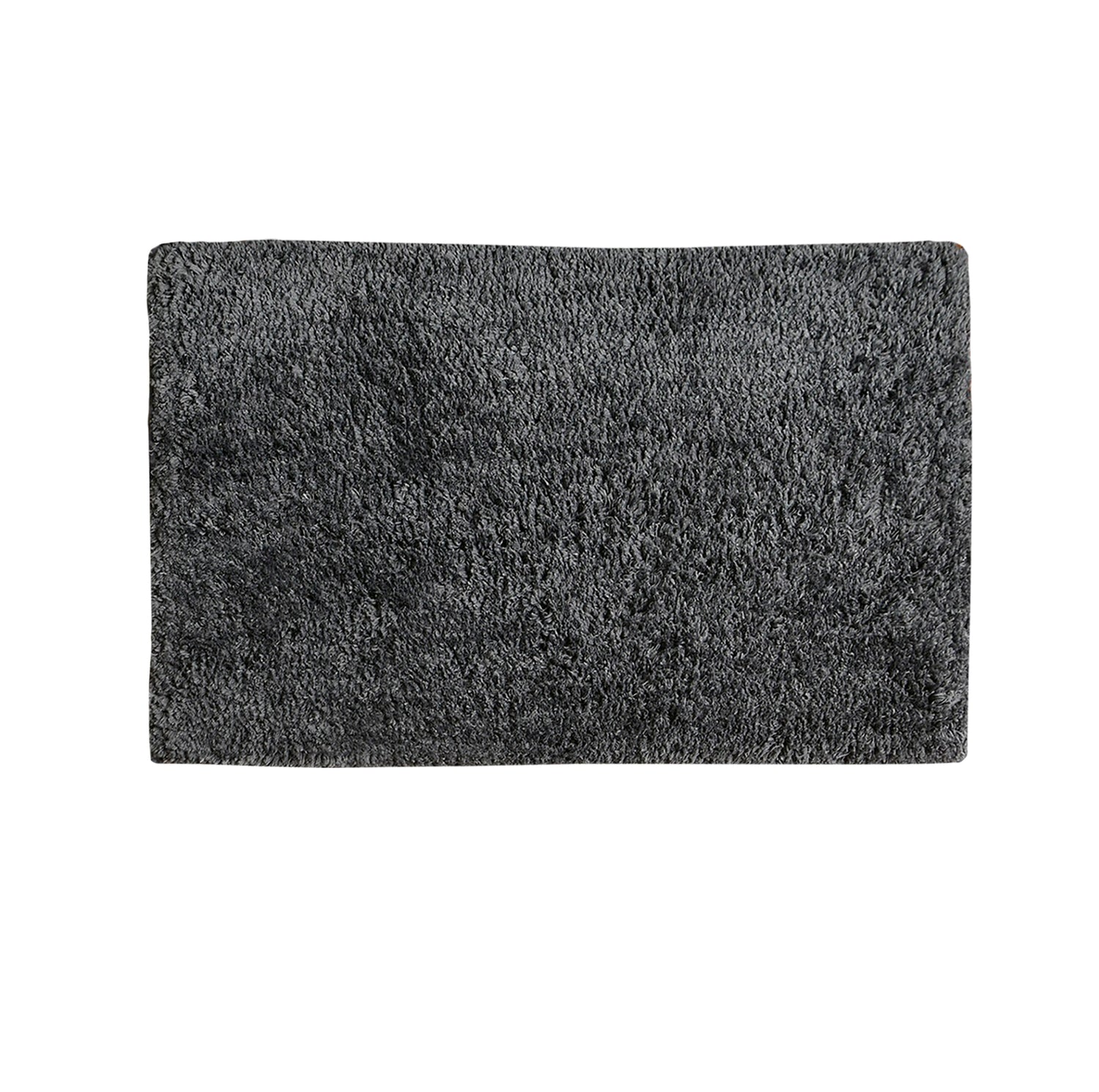 Soft Microfiber Anti Slip Bathmat, Grey