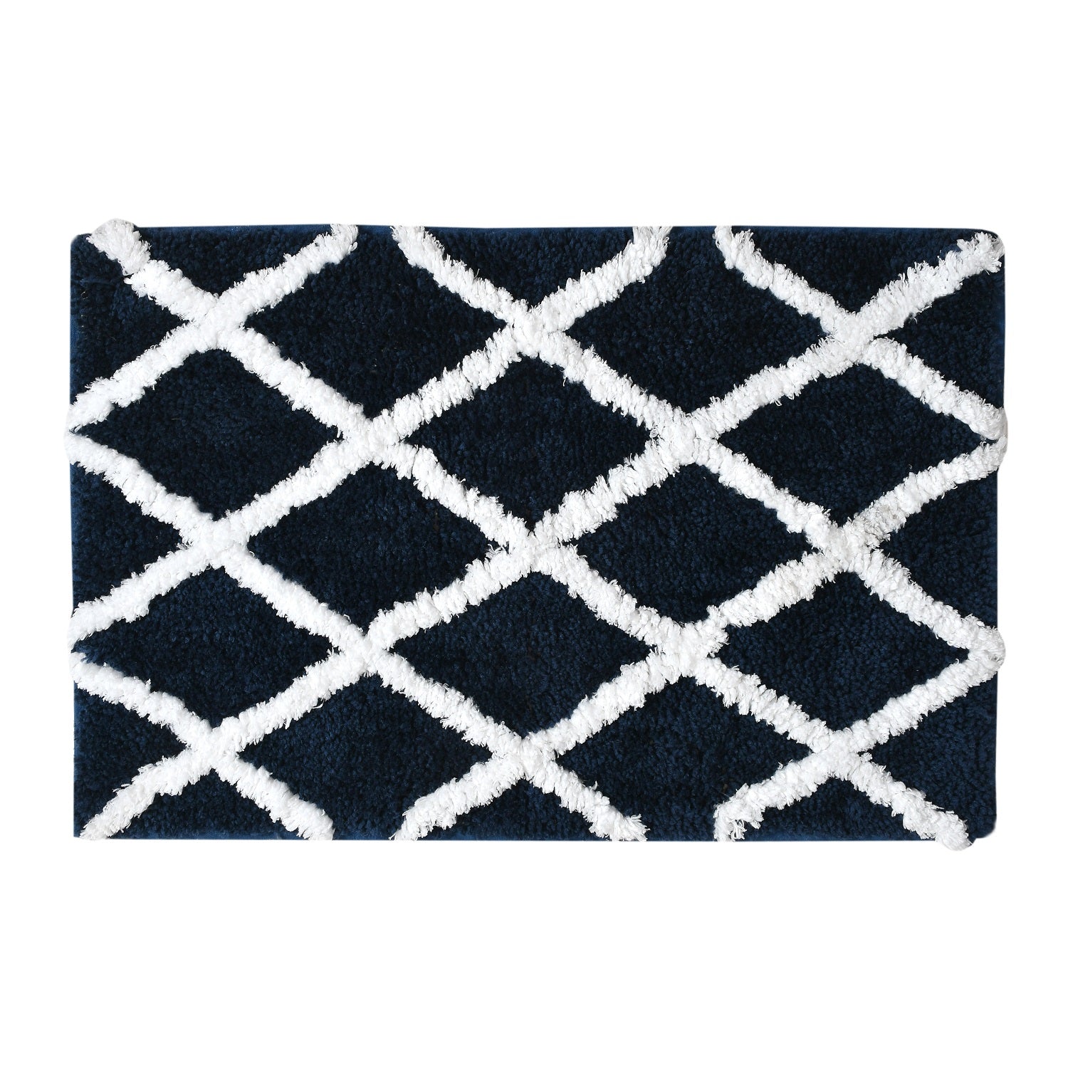 Glorious Super Soft Microfiber Anti Slip Bathmat, Navy