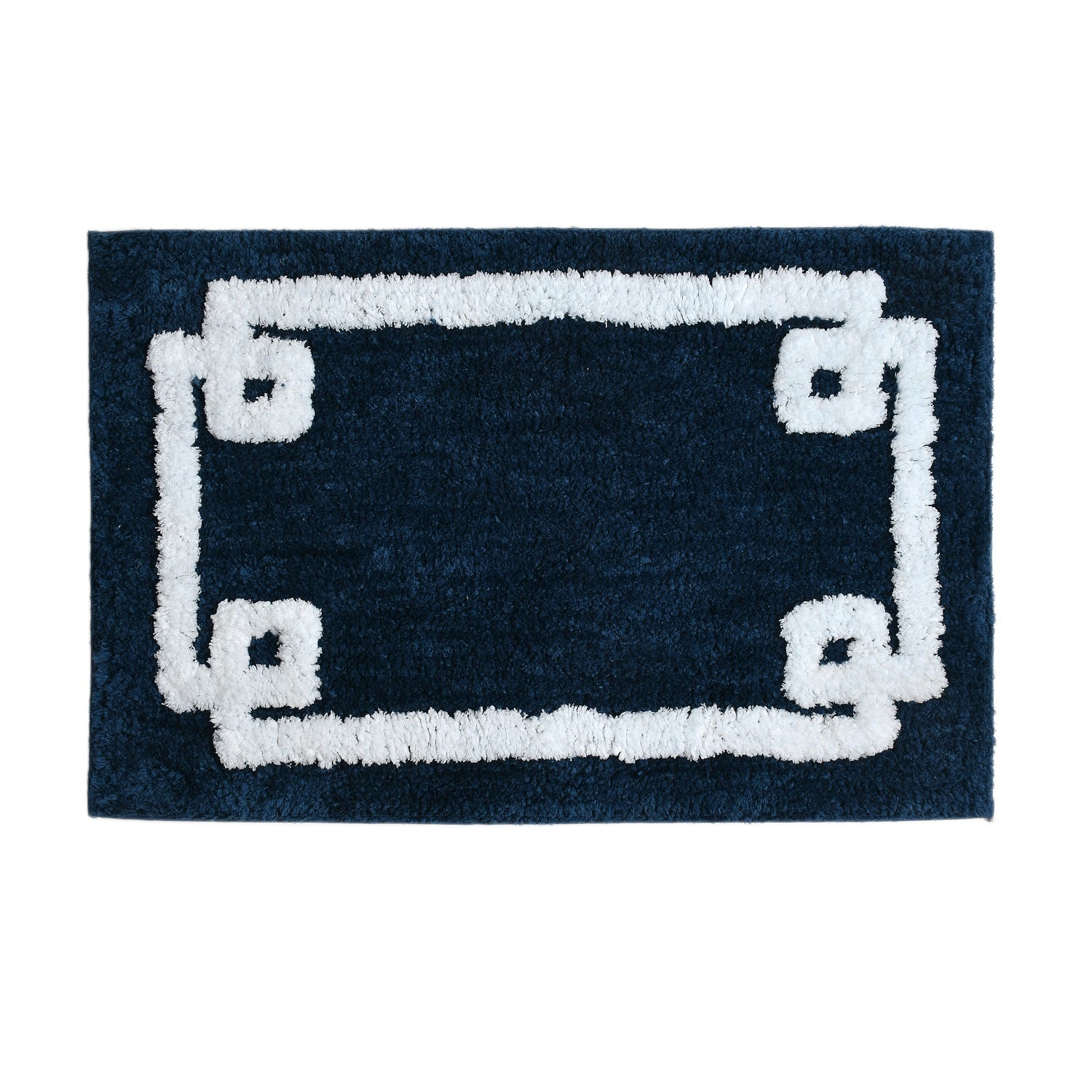 Glorious Super Soft Microfiber Anti Slip Bathmat, Navy