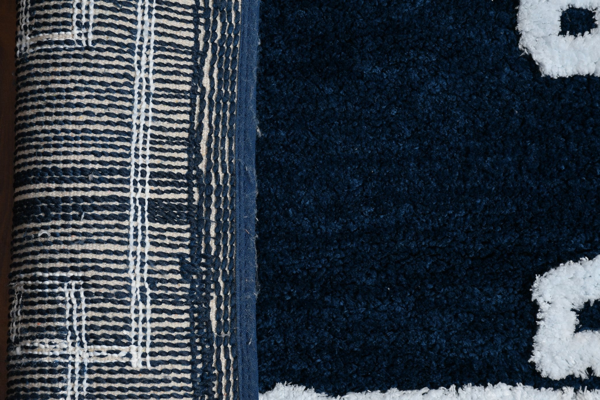 Glorious Super Soft Microfiber Anti Slip Bathmat, Navy