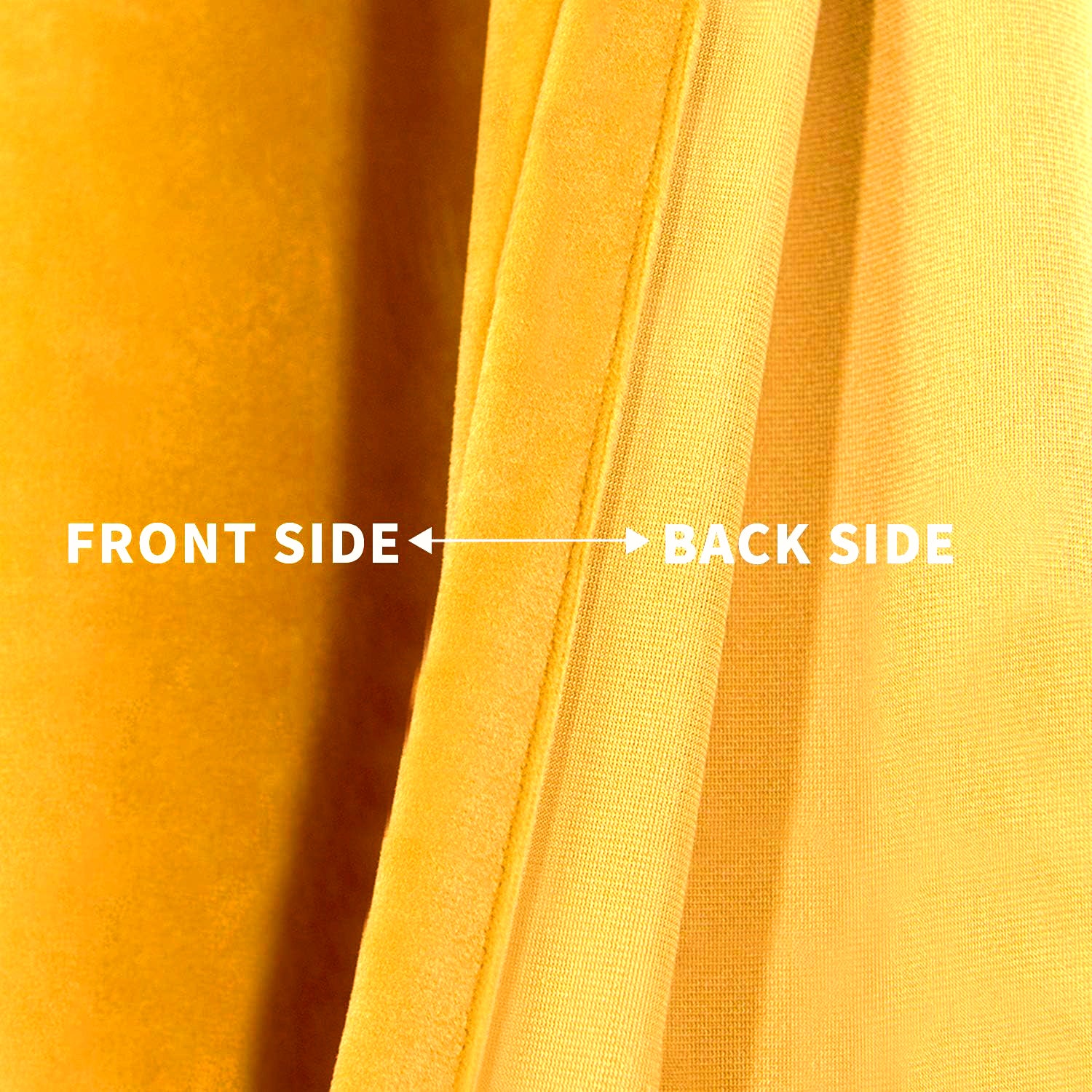Set of 2 Room Darkening Solid Velvet Grommet Curtains