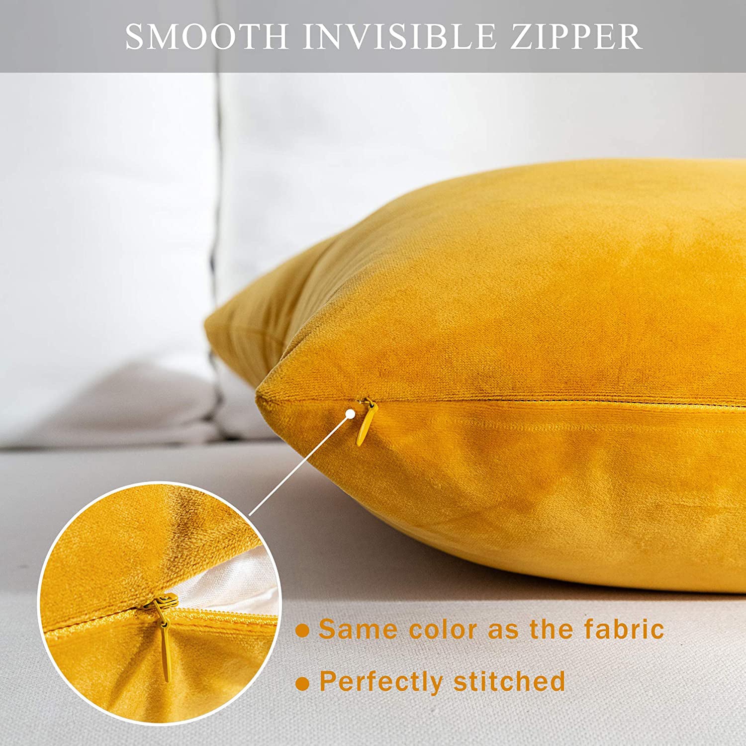 Premium Velvet Reversible Decorative Throw Pillow/Cushion Covers