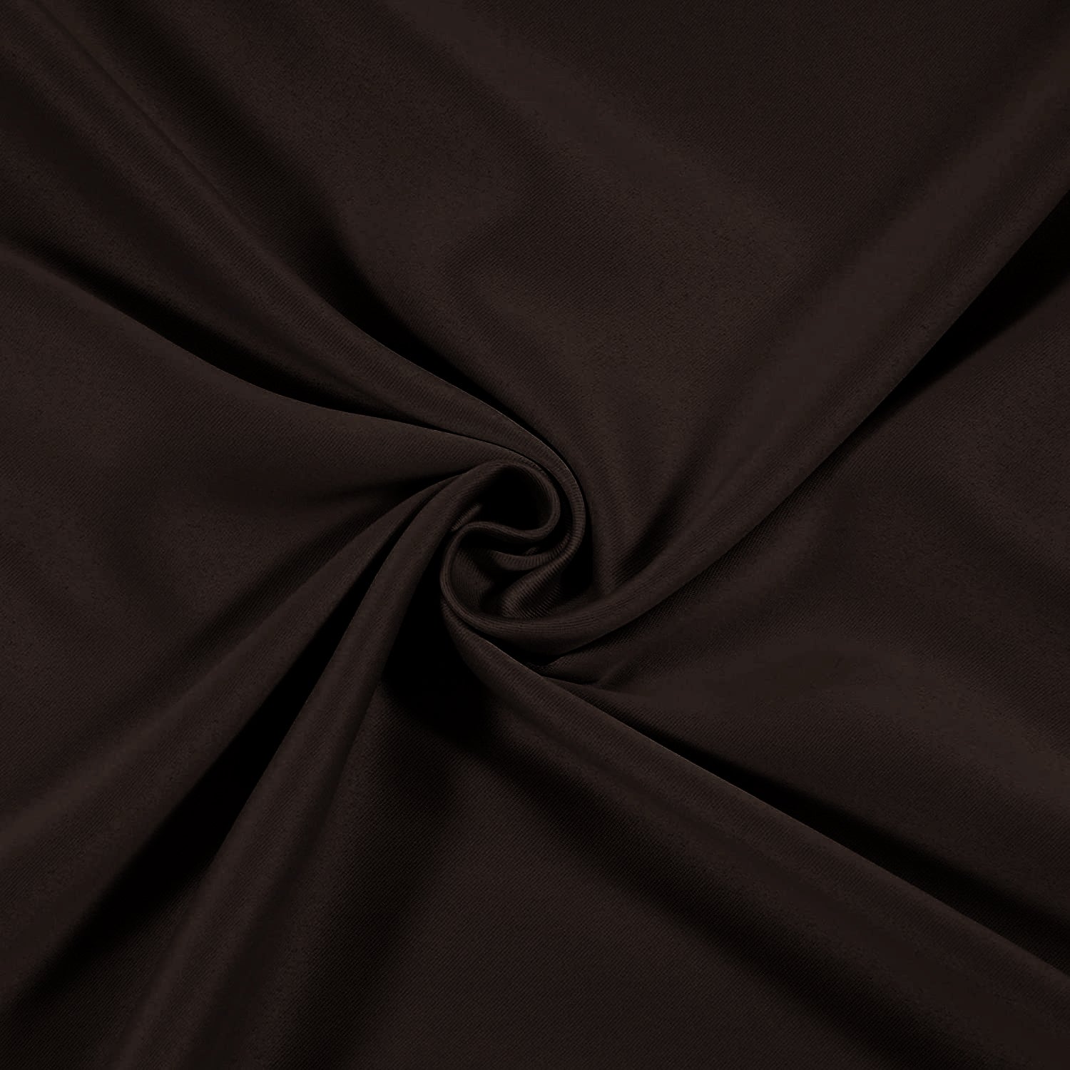 Set of 2 Blackout Solid Polyster Grommet Curtains