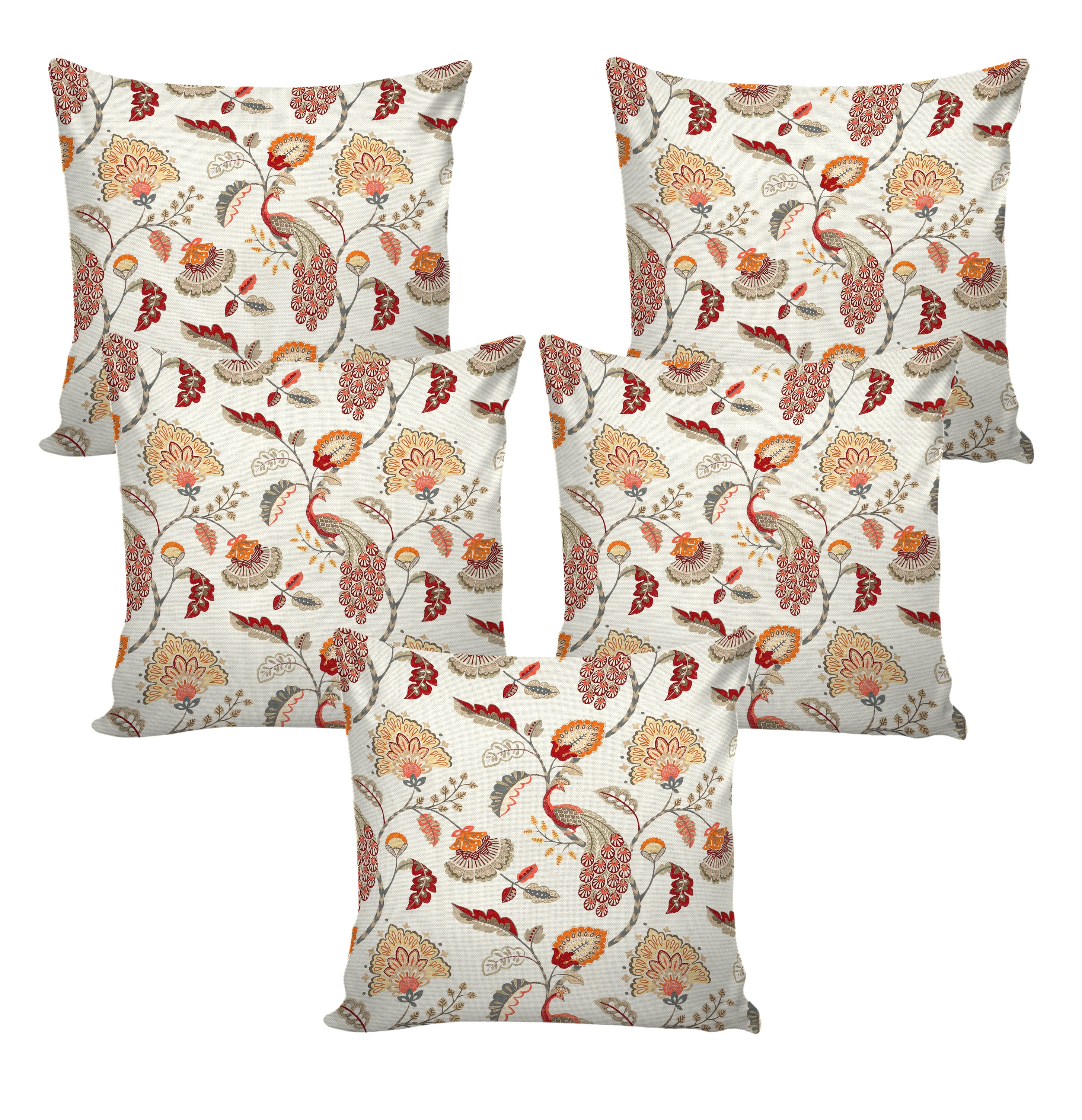 Set of 5 Designer Decorative Throw Pillow/Cushion Covers