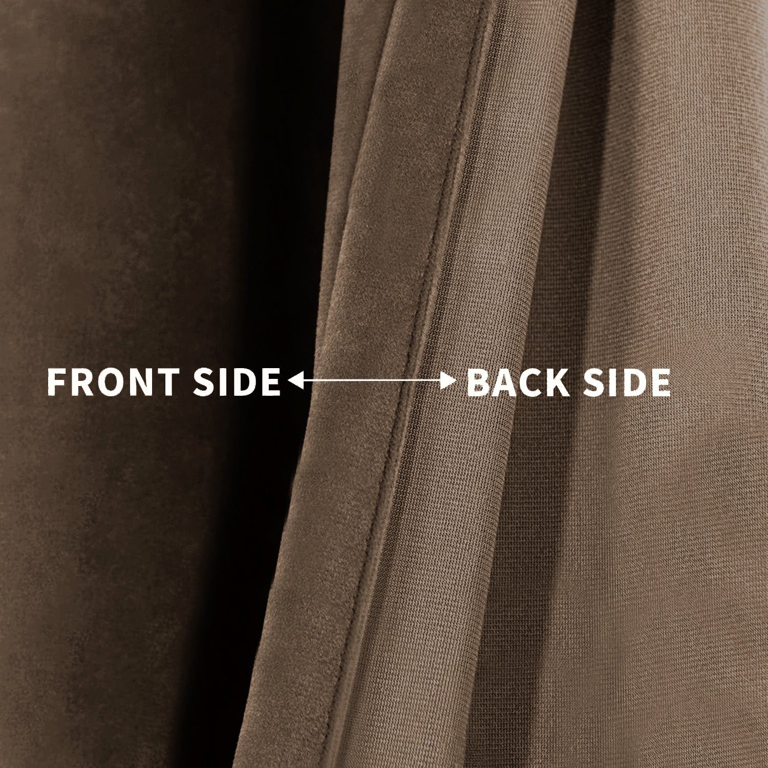 Set of 2 Room Darkening Solid Velvet Grommet Curtains