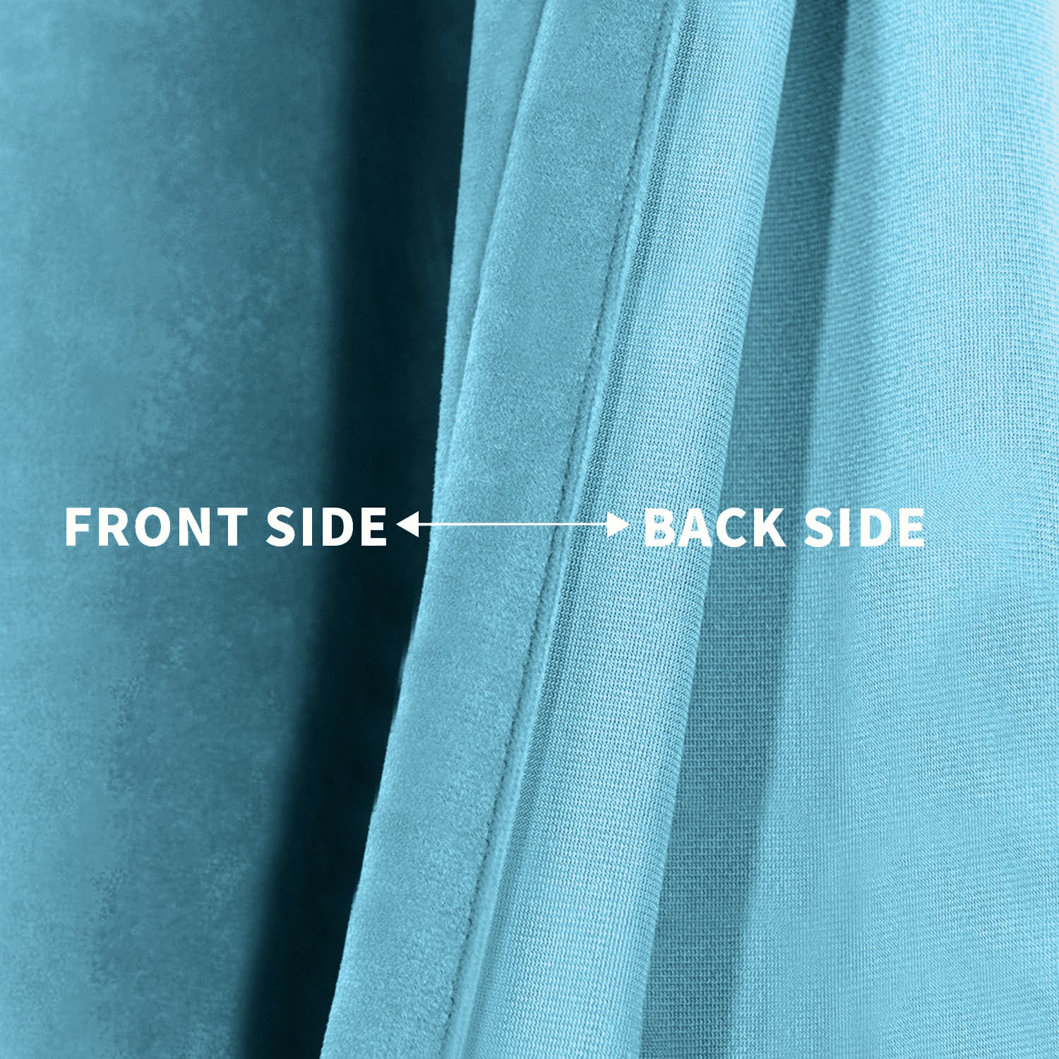 Set of 2 Room Darkening Solid Velvet Grommet Curtains