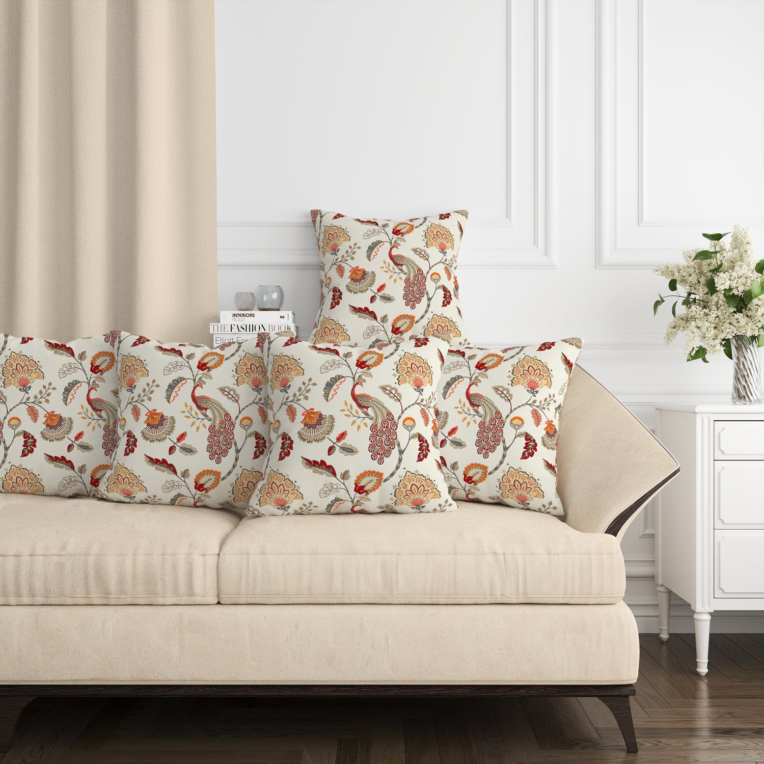 Set of 5 Designer Decorative Throw Pillow/Cushion Covers