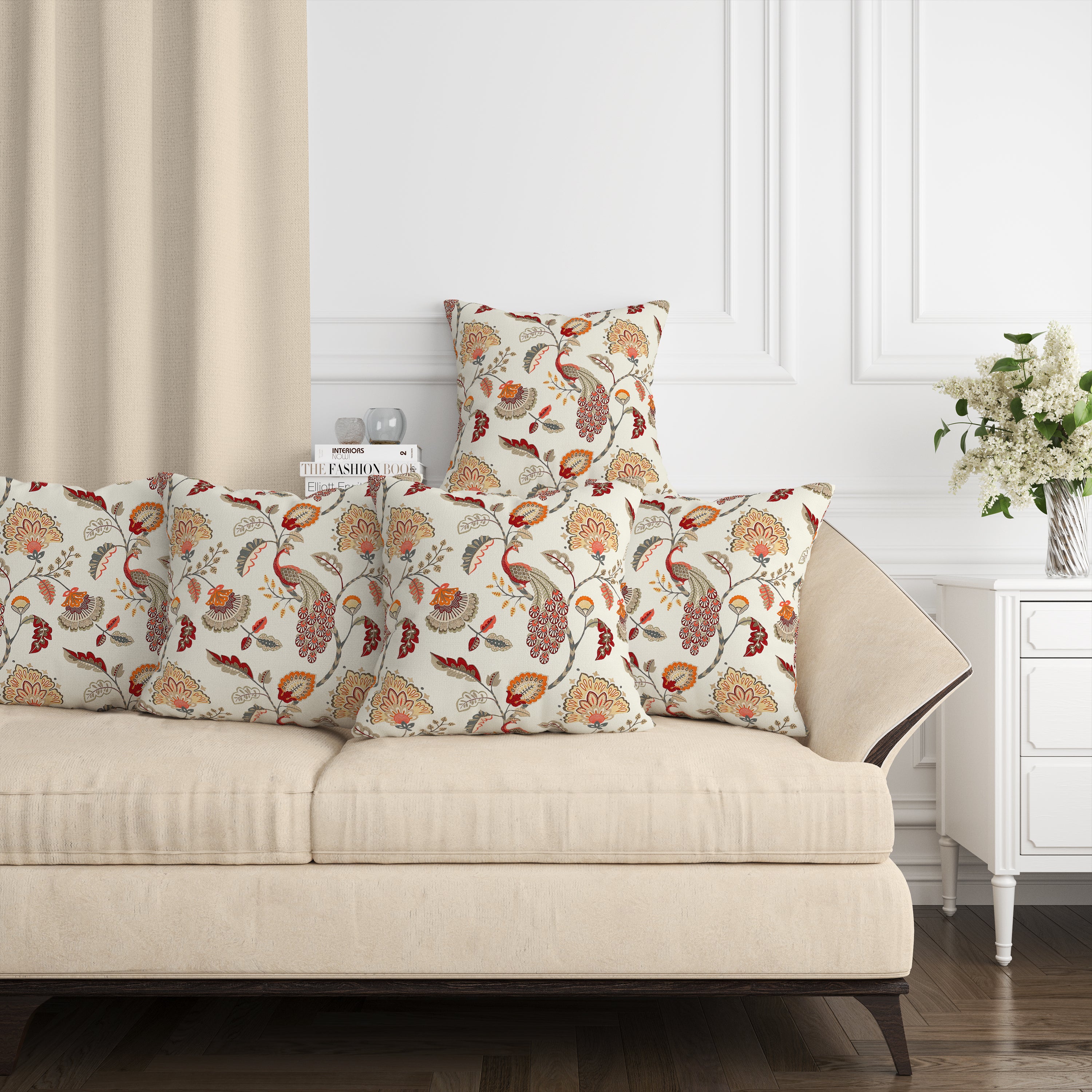Set of 5 Designer Decorative Throw Pillow/Cushion Covers