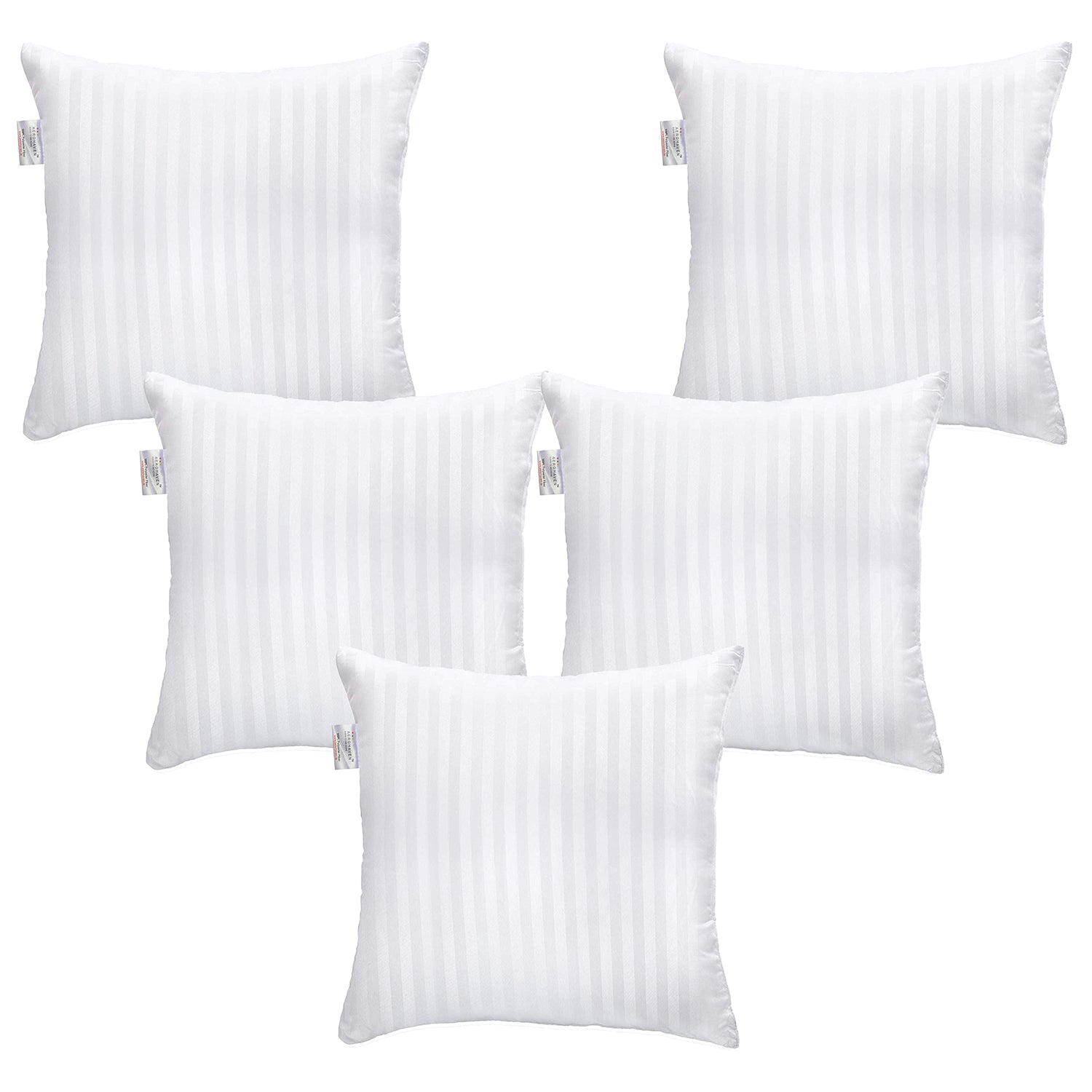 Premium Set of 5 Hollow Dream Hypoallergenic Filler Cushion/Throw Pillow Insert