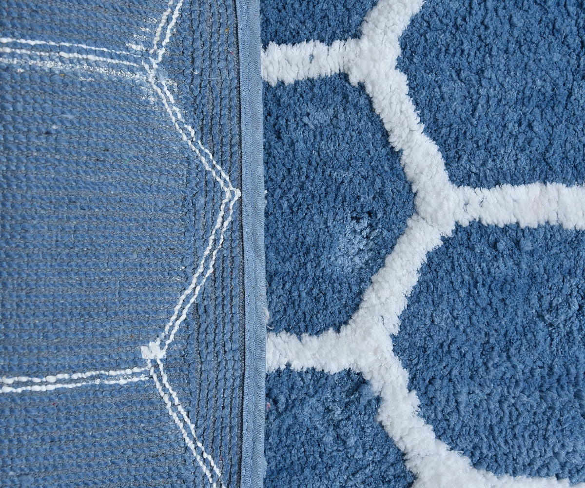 Glorious Super Soft Microfiber Anti Slip Bathmat, Aqua