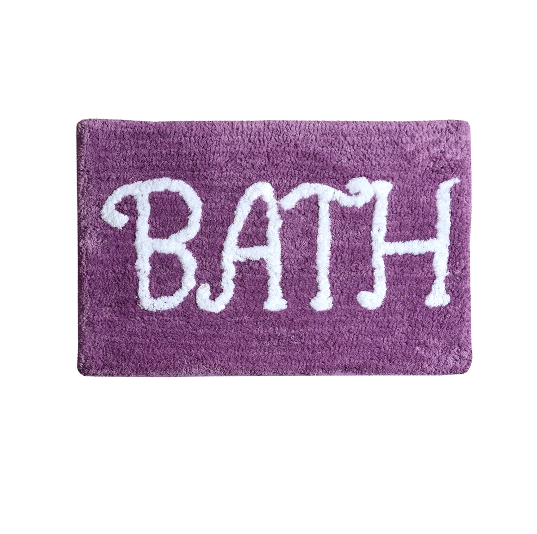 Premium Microfiber Modern Anti Slip Bathmat, Wine