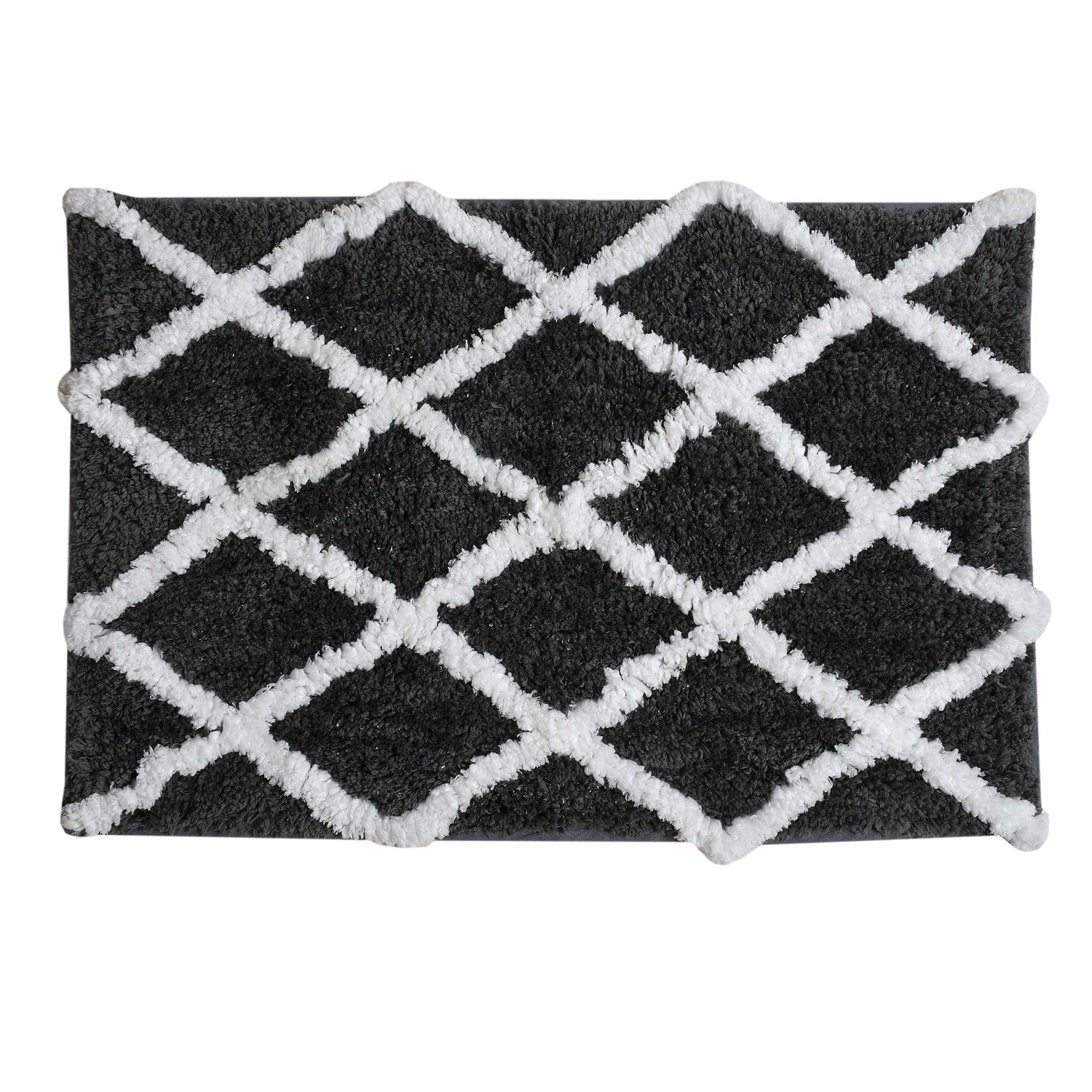 Glorious Super Soft Microfiber Anti Slip Bathmat, Grey