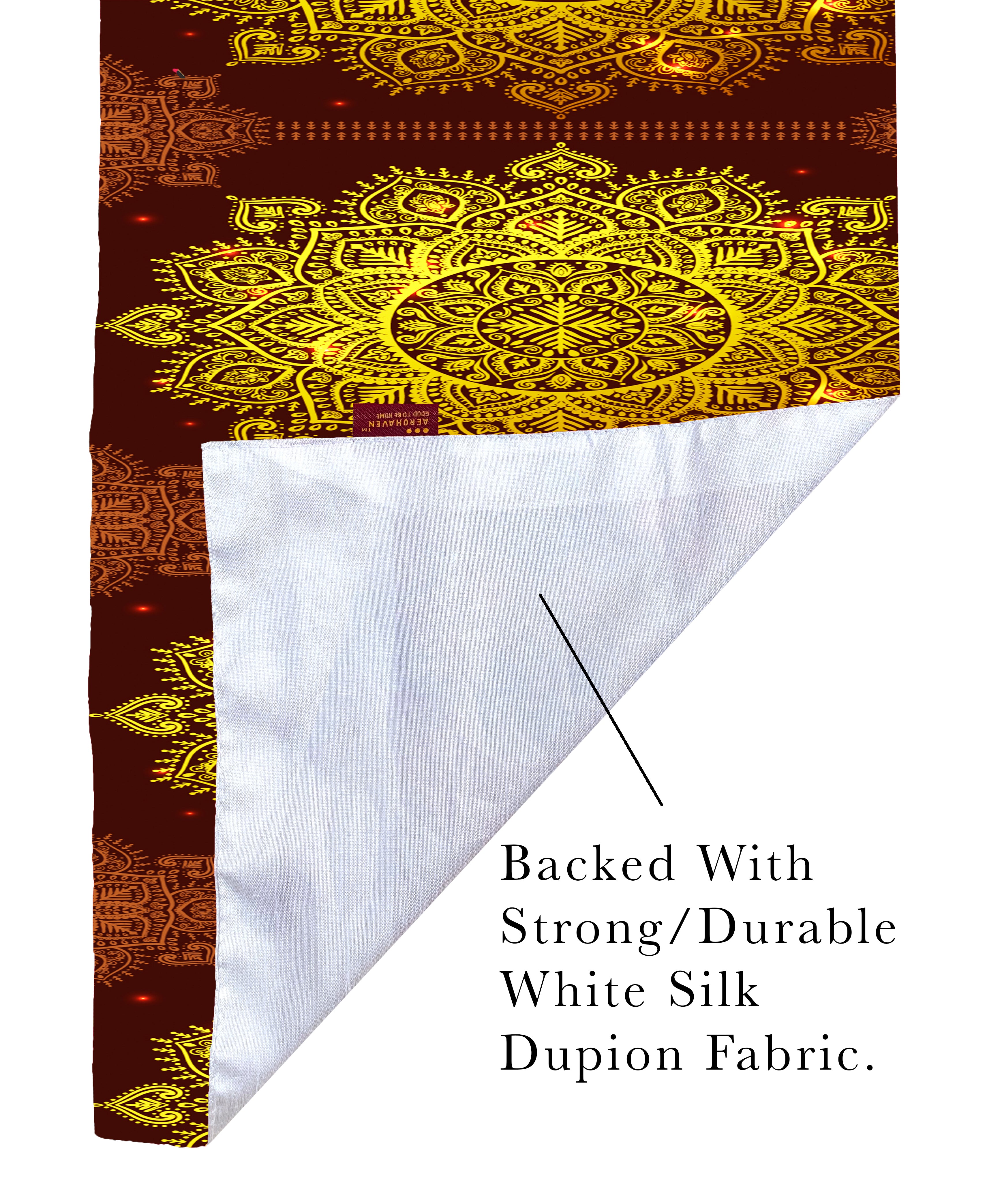 Premium HD Digital Printed Polyester Table Runner