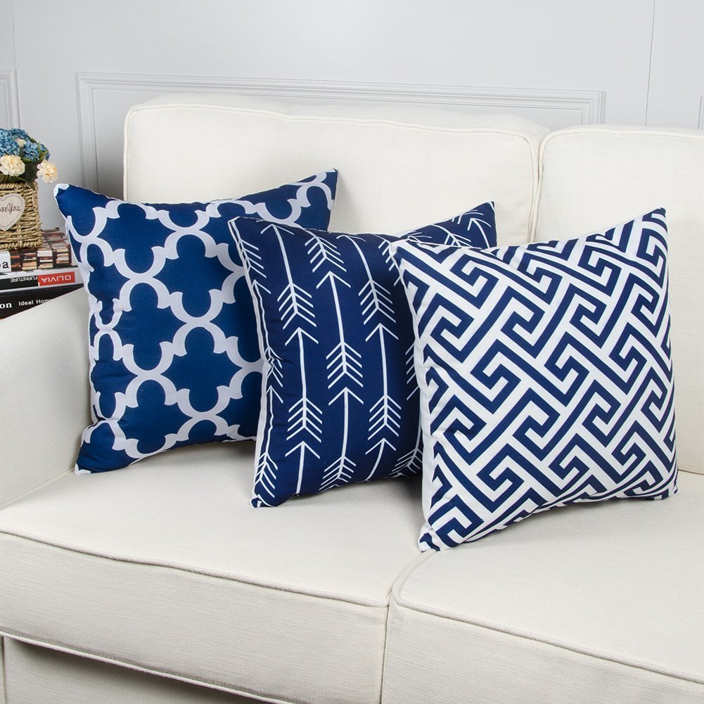 Set of 6 Designer Decorative Throw Pillow/Cushion Covers