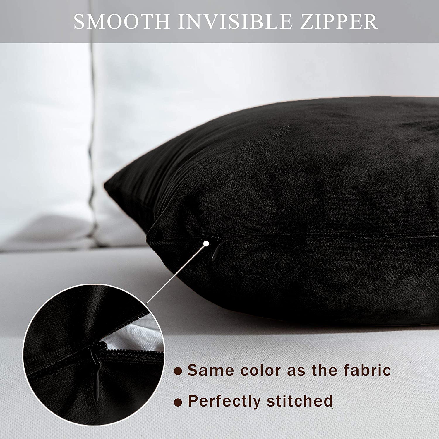Premium Velvet Reversible Decorative Throw Pillow/Cushion Covers