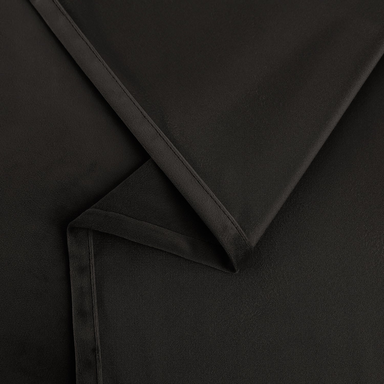 Set of 2 Room Darkening Solid Velvet Grommet Curtains