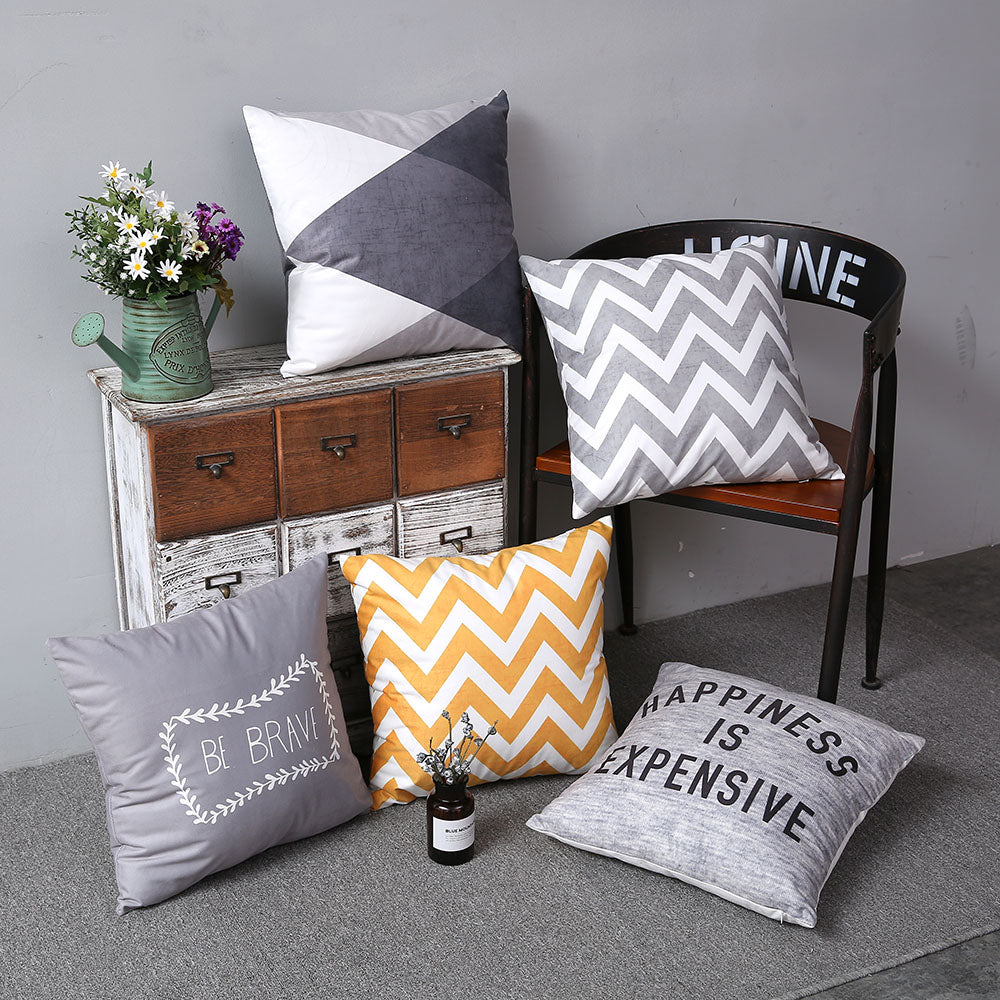 Set of 5 Designer Decorative Throw Pillow/Cushion Covers
