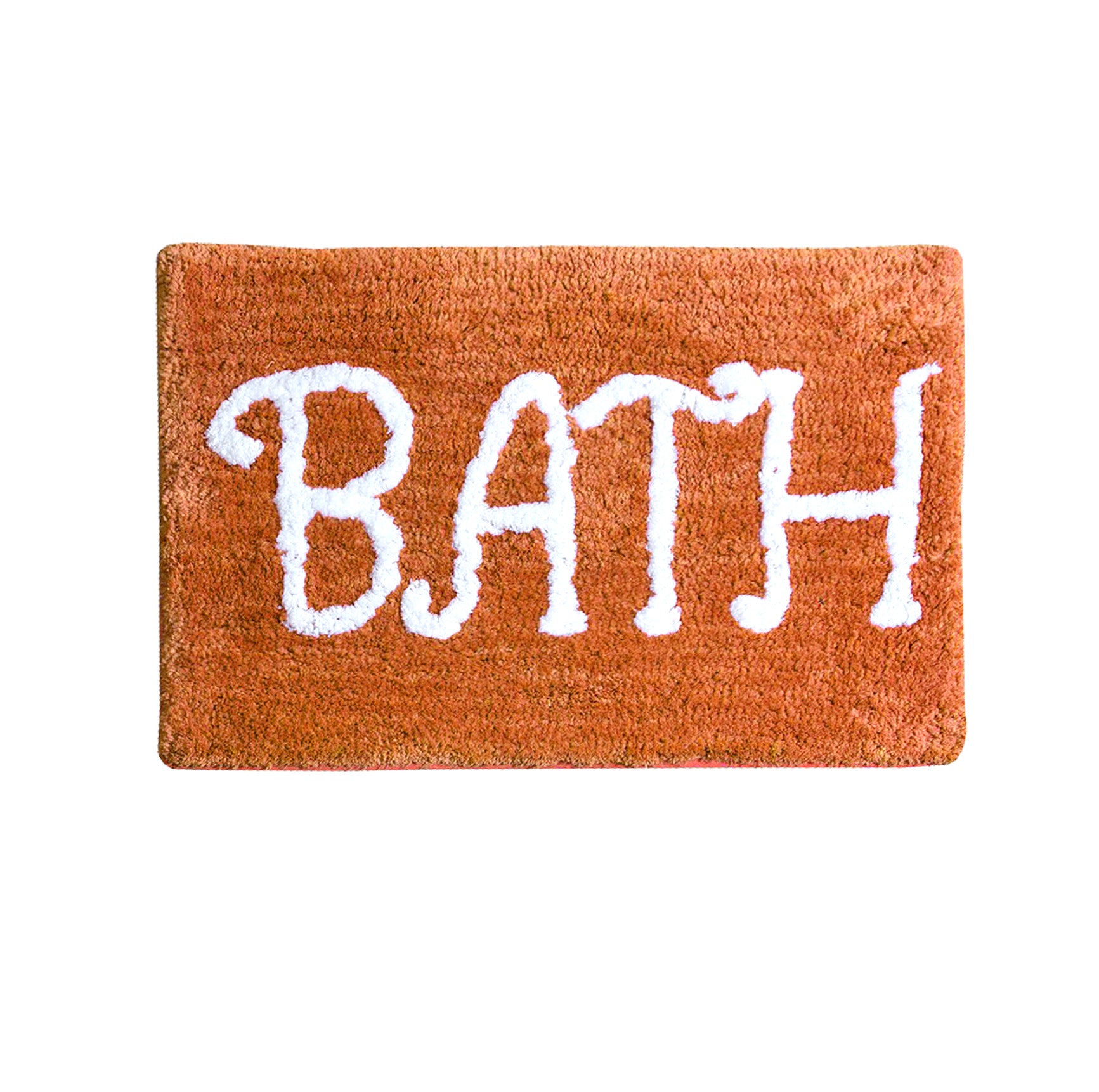 Premium Microfiber Modern Anti Slip Bathmat, Peach