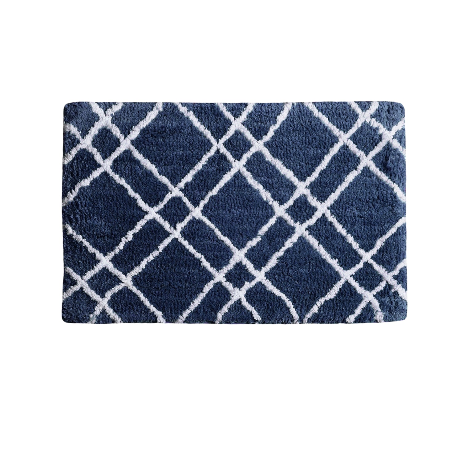 Glorious Super Soft Microfiber Anti Slip Bathmat, Navy